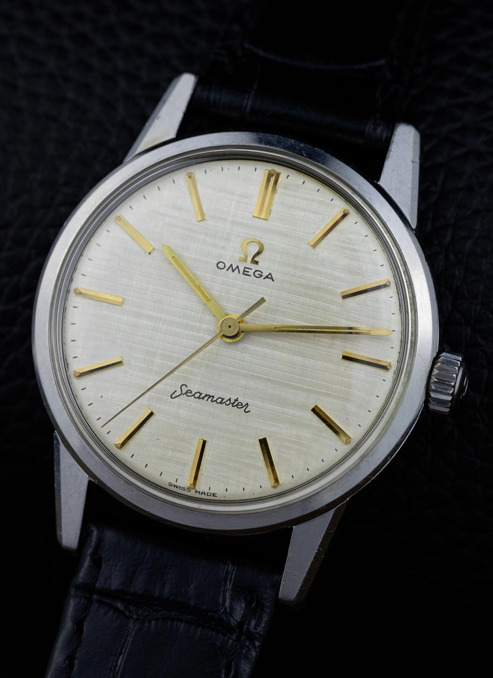 1961 Omega Seamaster Linen Dial 14390-61-SC cal. 285 Serviced