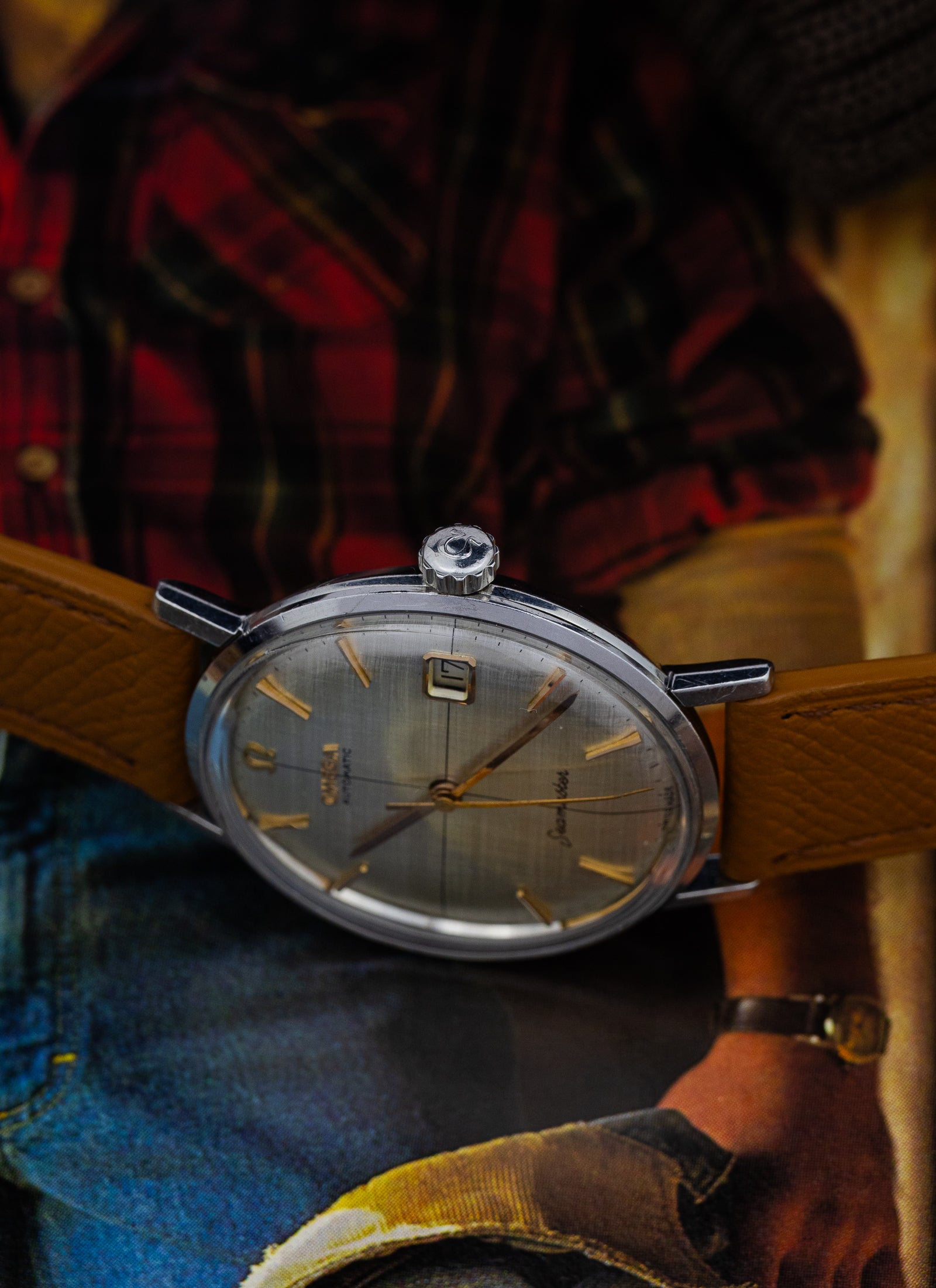 1963 Omega Seamaster Crosshair Linen Dial 14730 1 SC cal. 562 Serviced