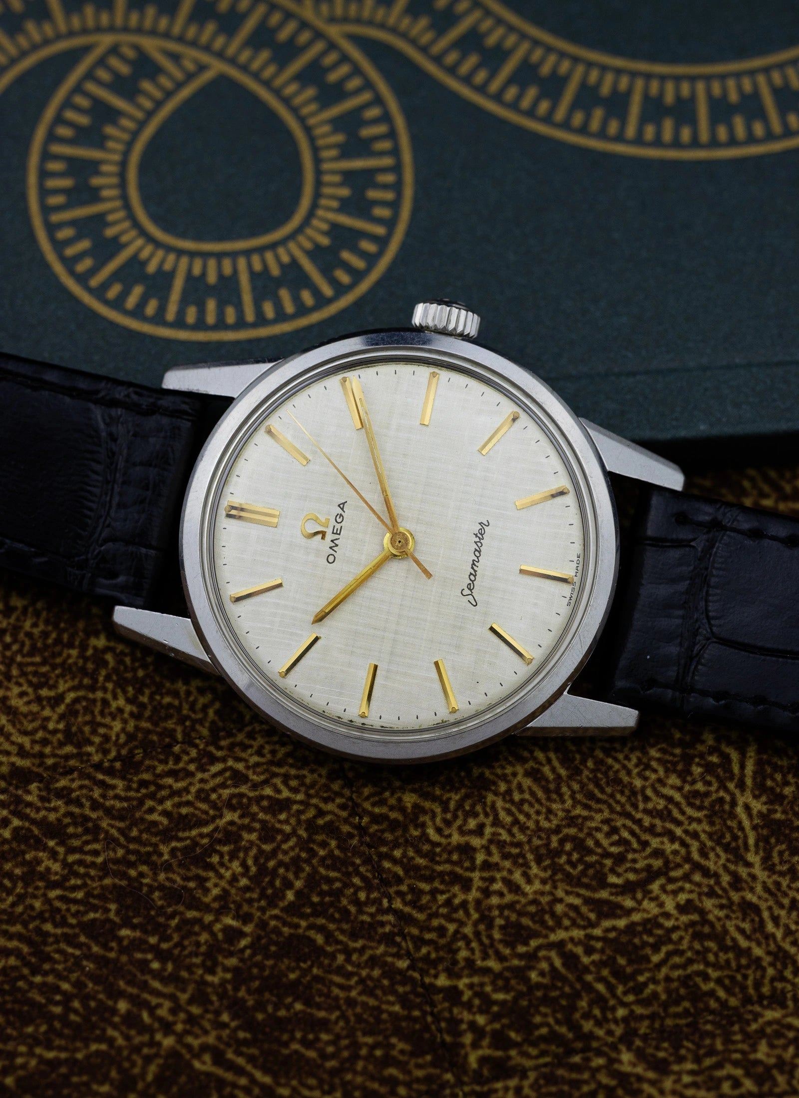 1961 Omega Seamaster Linen Dial 14390-61-SC cal. 285 Serviced