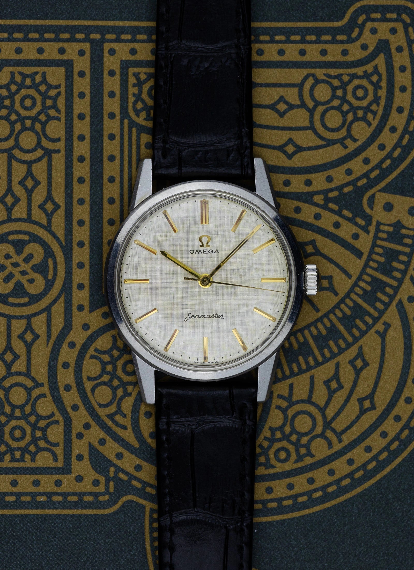 1961 Omega Seamaster Linen Dial 14390-61-SC cal. 285 Serviced