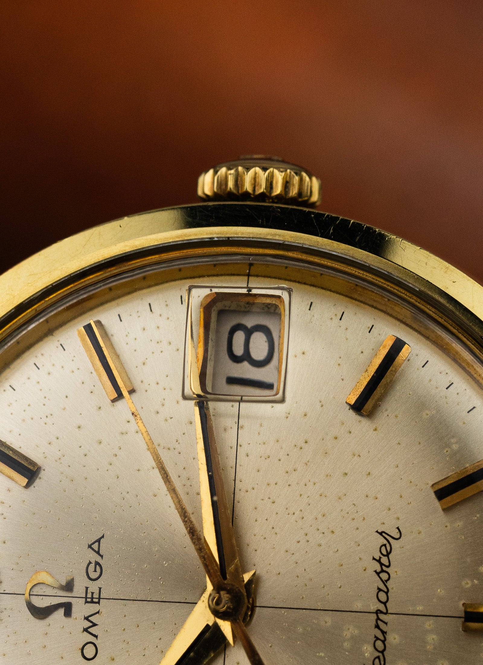 1962 Omega Seamaster Crosshair Gold Cap 14384-61 SC cal. 610 Serviced