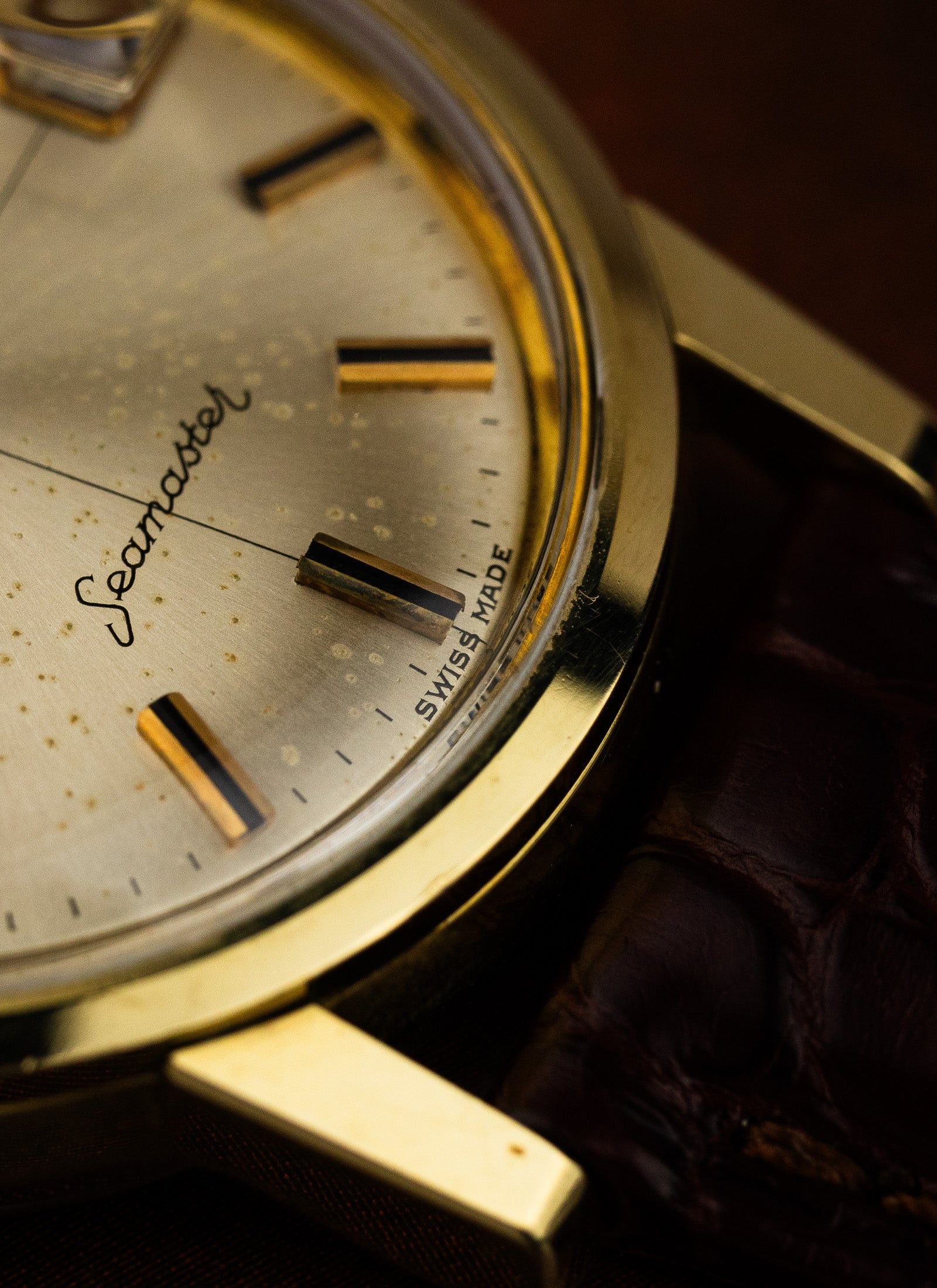 1962 Omega Seamaster Crosshair Gold Cap 14384-61 SC cal. 610 Serviced