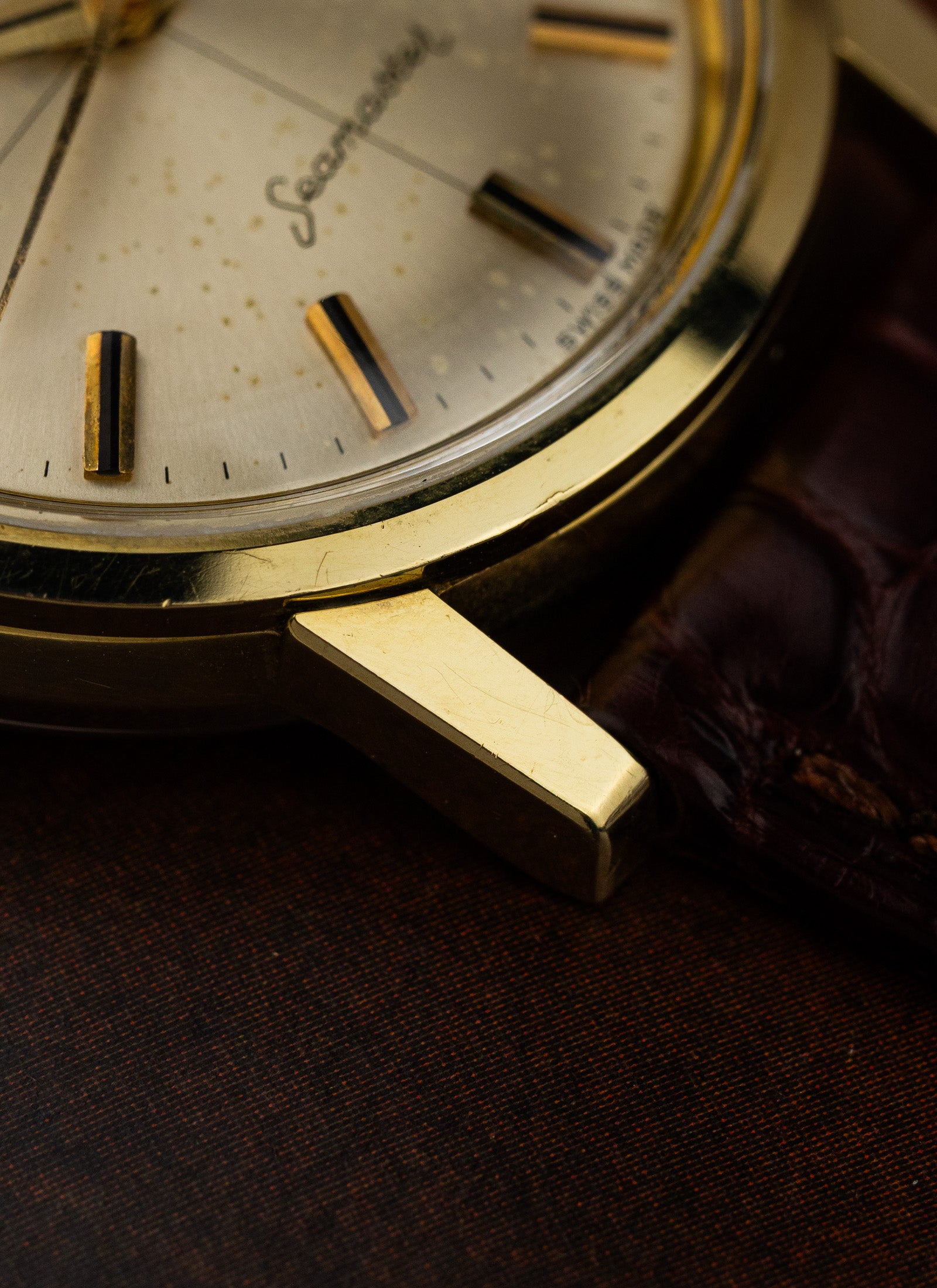 1962 Omega Seamaster Crosshair Gold Cap 14384-61 SC cal. 610 Serviced