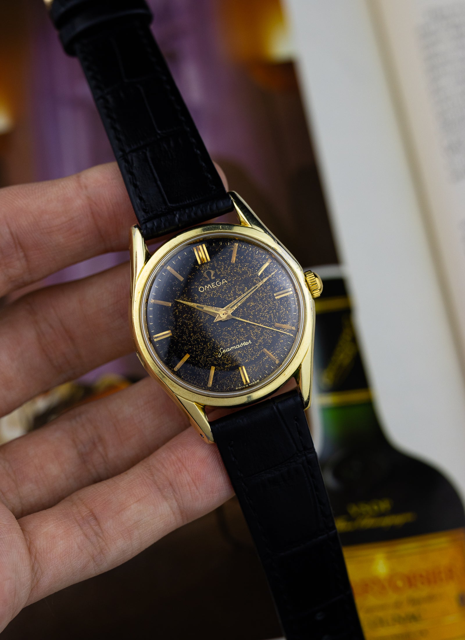 1958 Omega Seamaster Black Stardust 2936-1 SC cal. 264 Serviced