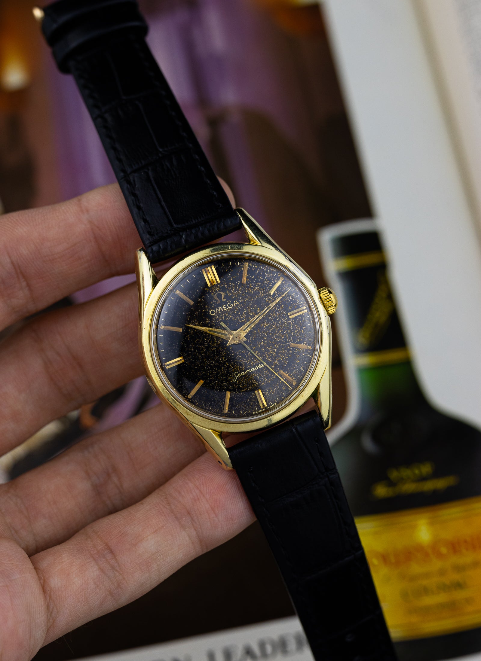 1958 Omega Seamaster Black Stardust 2936-1 SC cal. 264 Serviced