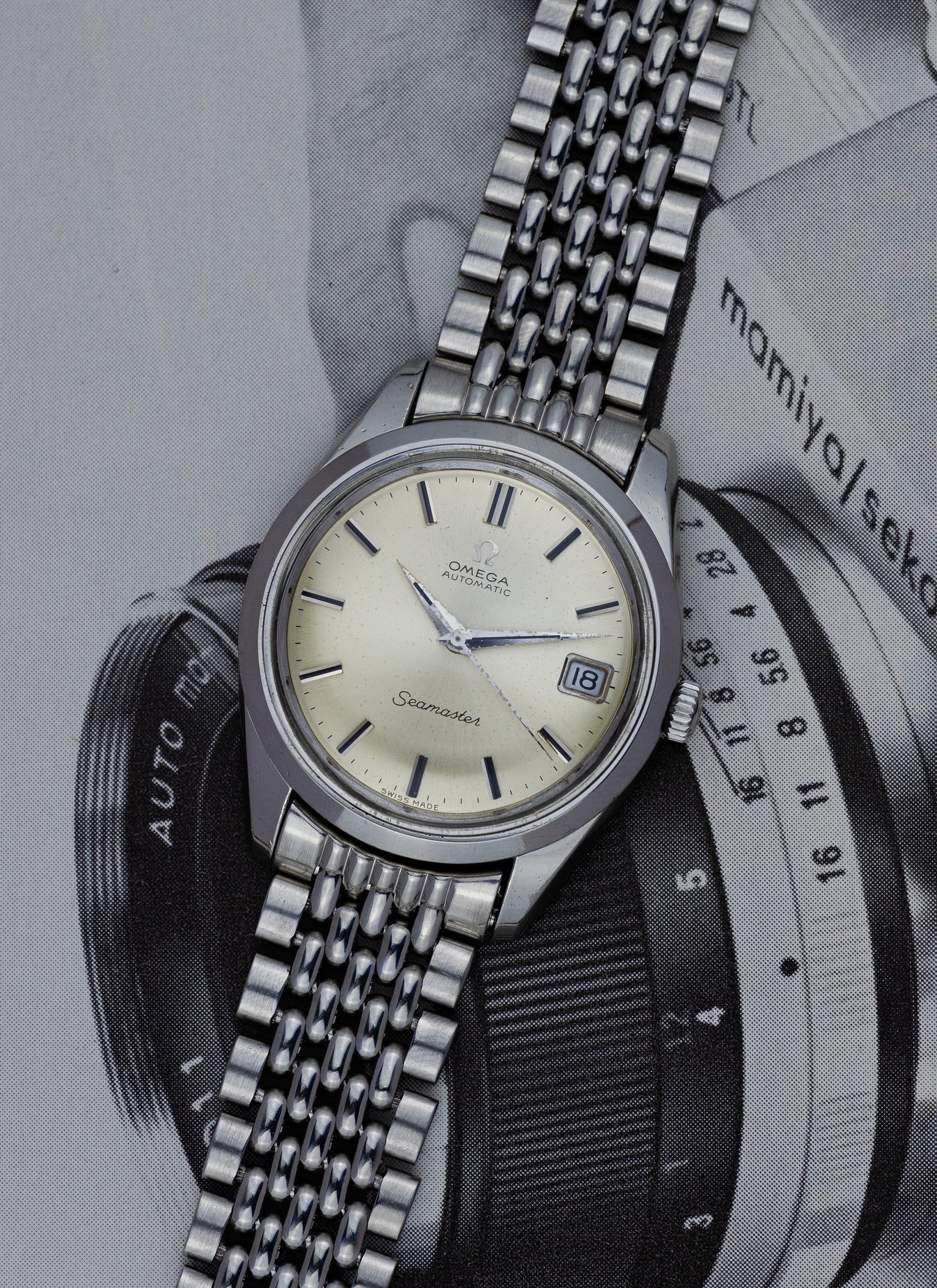 1968 Omega Seamaster BOR Bracelet 166.010 cal. 565 Serviced