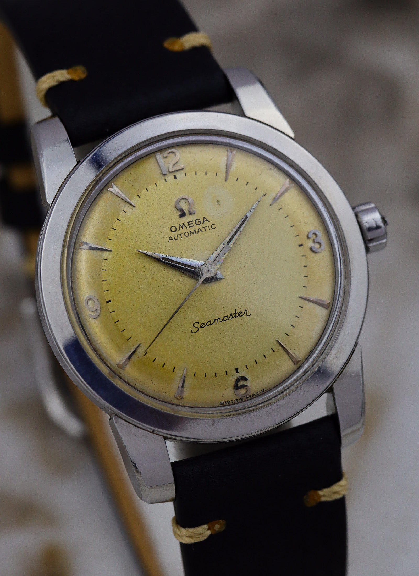 1954 Omega Seamaster Fat Lugs 2767-3 SC cal. 354 Serviced