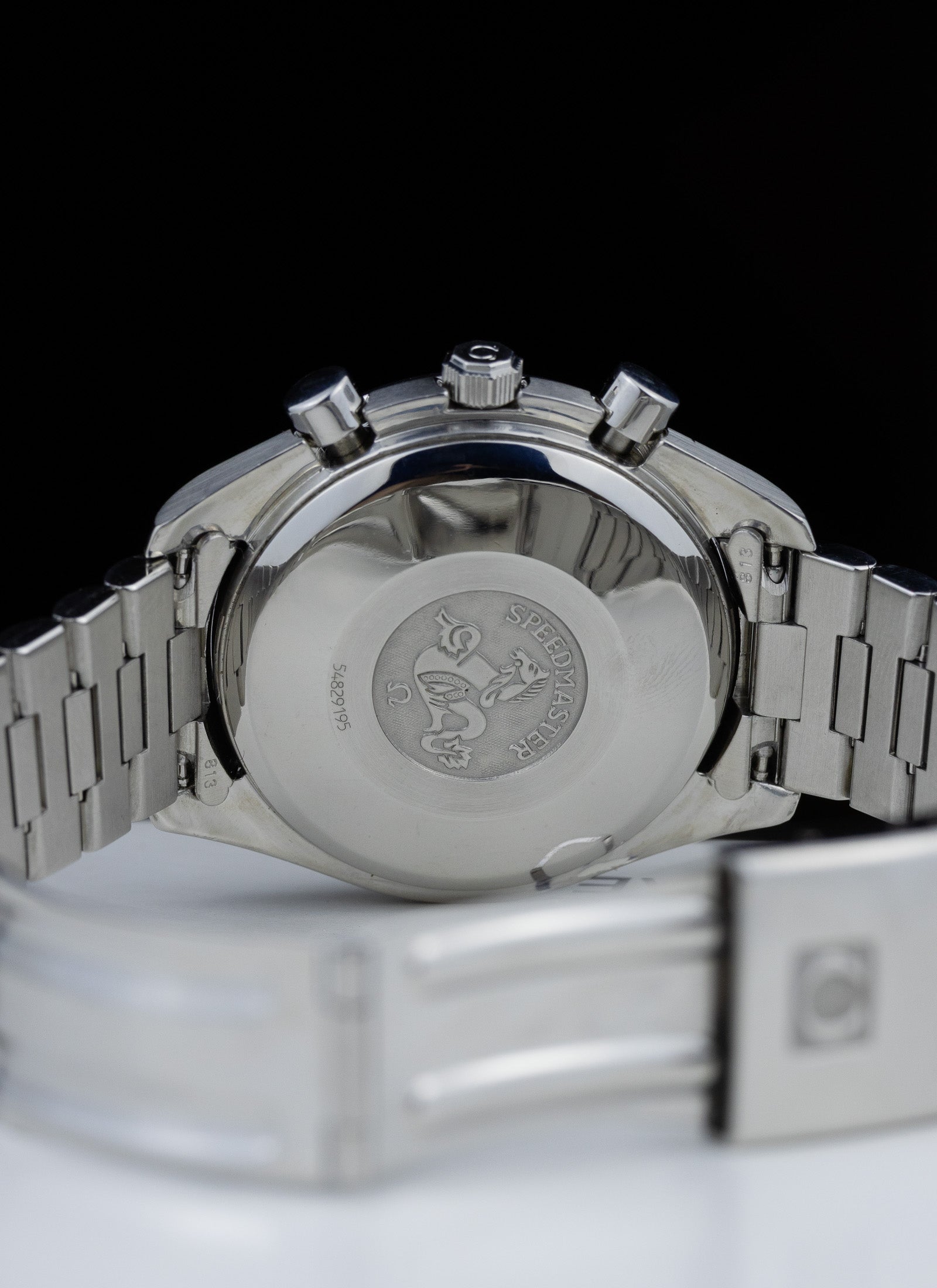 2000s Omega Speedmaster Date Reverse Panda 175.0043 cal. 1155 Box