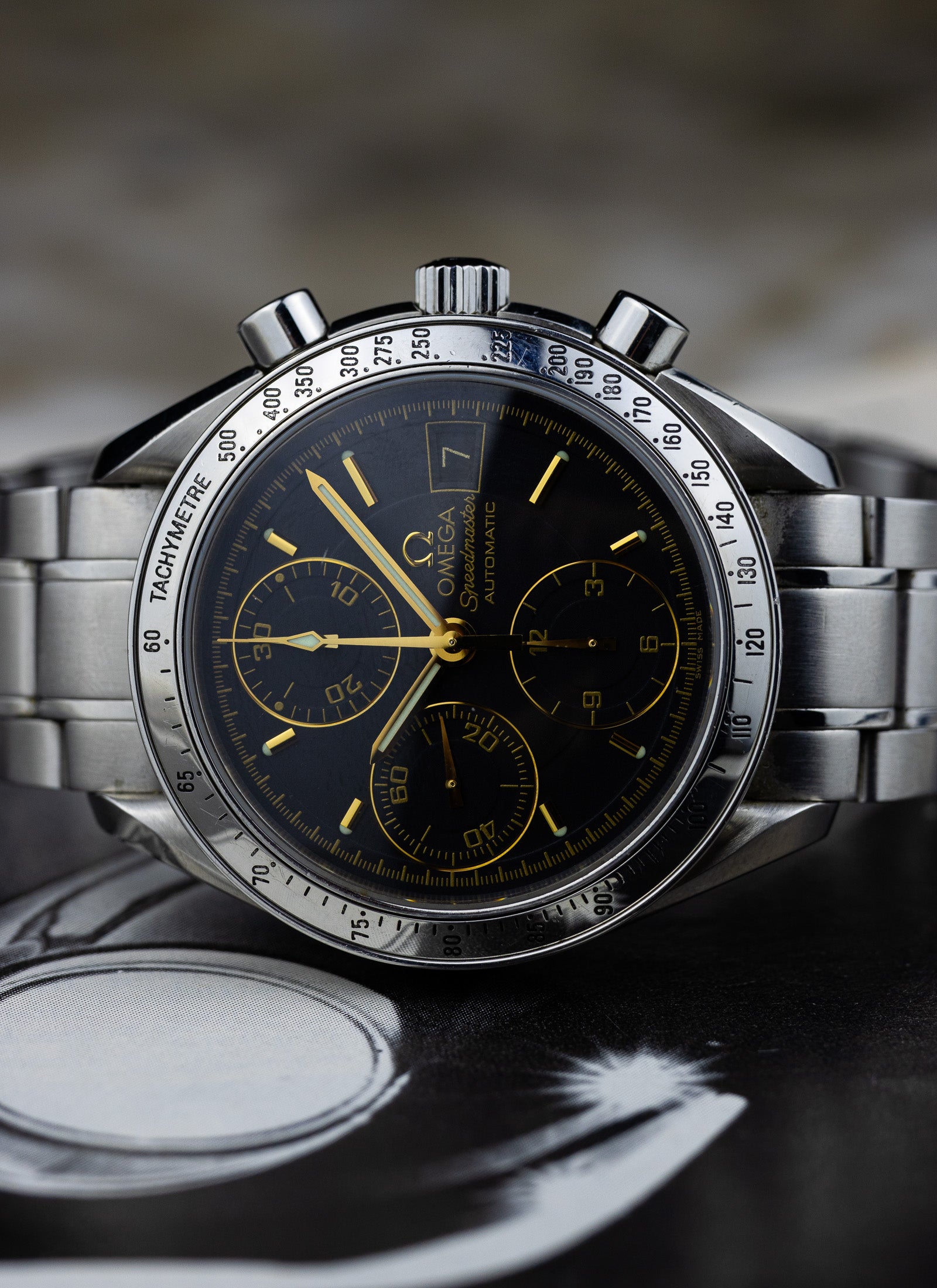 Omega Speedmaster Date 3513.54.00 Full Set
