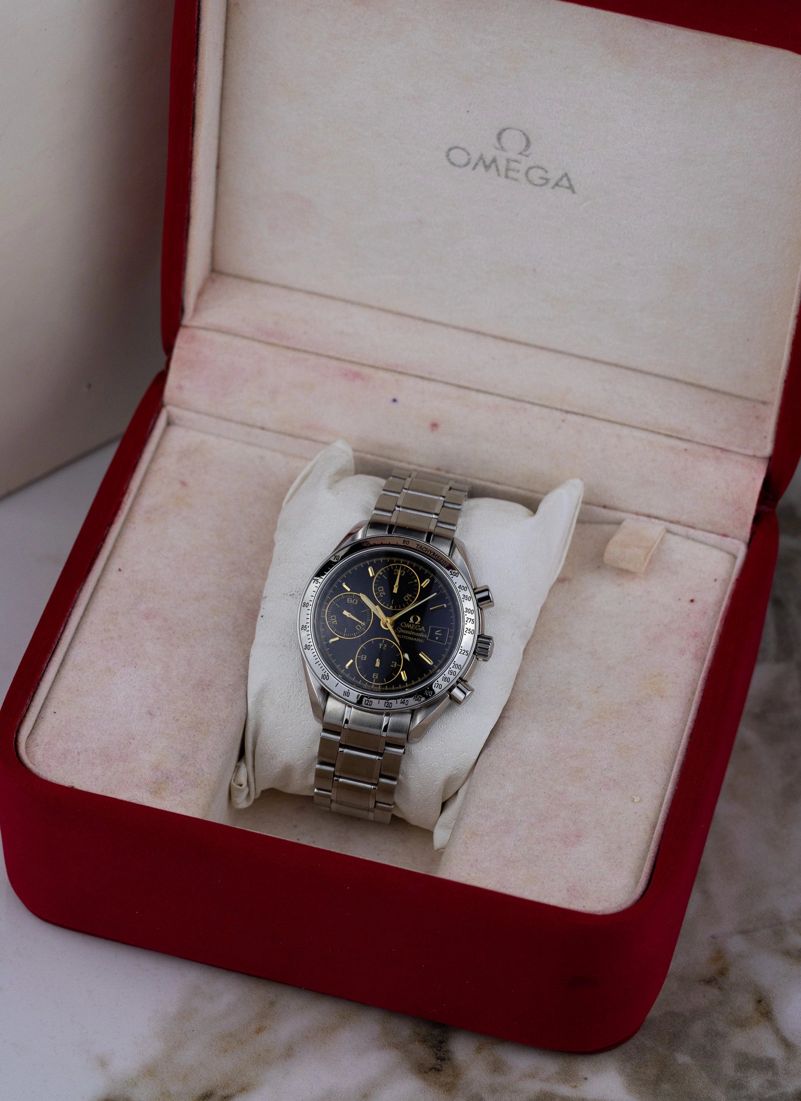 2000 Omega Speedmaster Date 3513.54 cal. 1152 Serviced Full Set