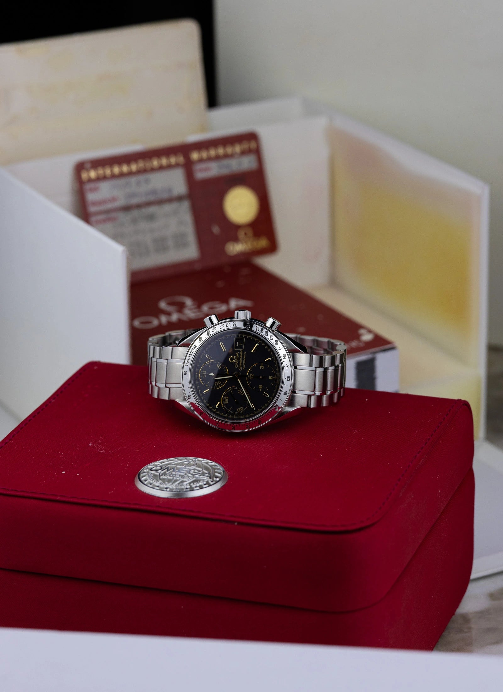 2000 Omega Speedmaster Date 3513.54 cal. 1152 Serviced Full Set