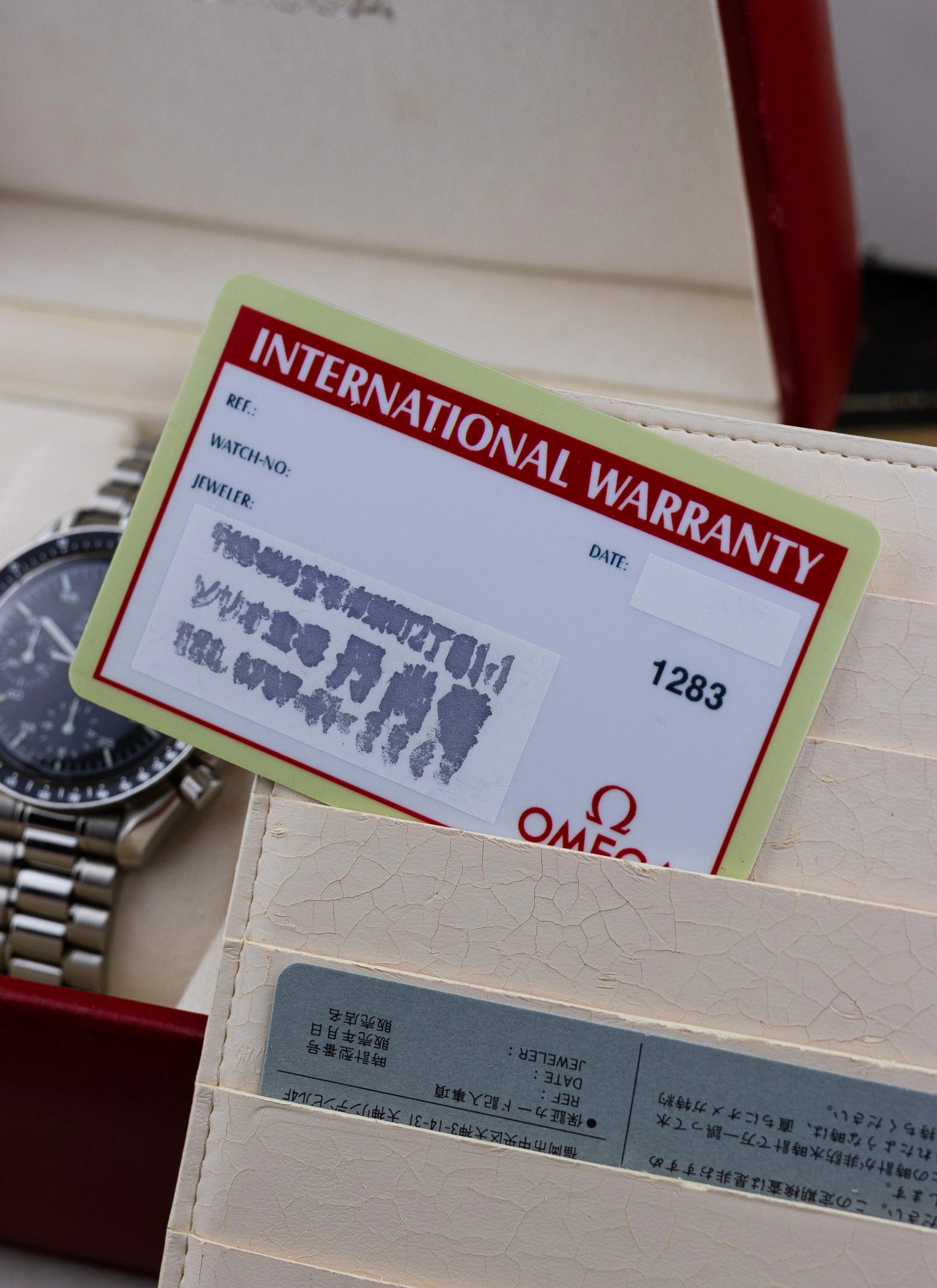 1998 Omega Speedmaster Reduced 3510.50 Full Set