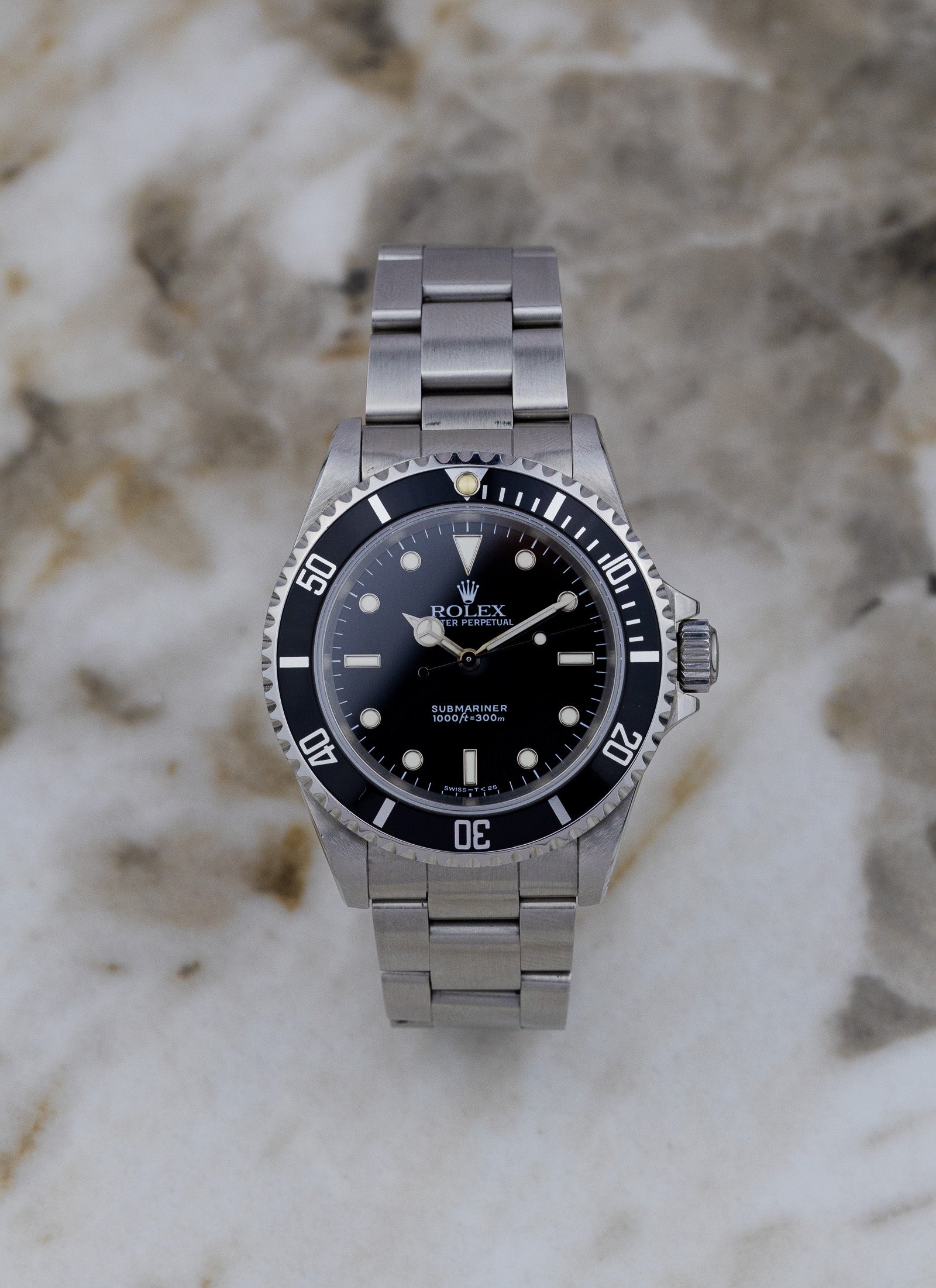 1991 Rolex Submariner No Date Black Dial 14060