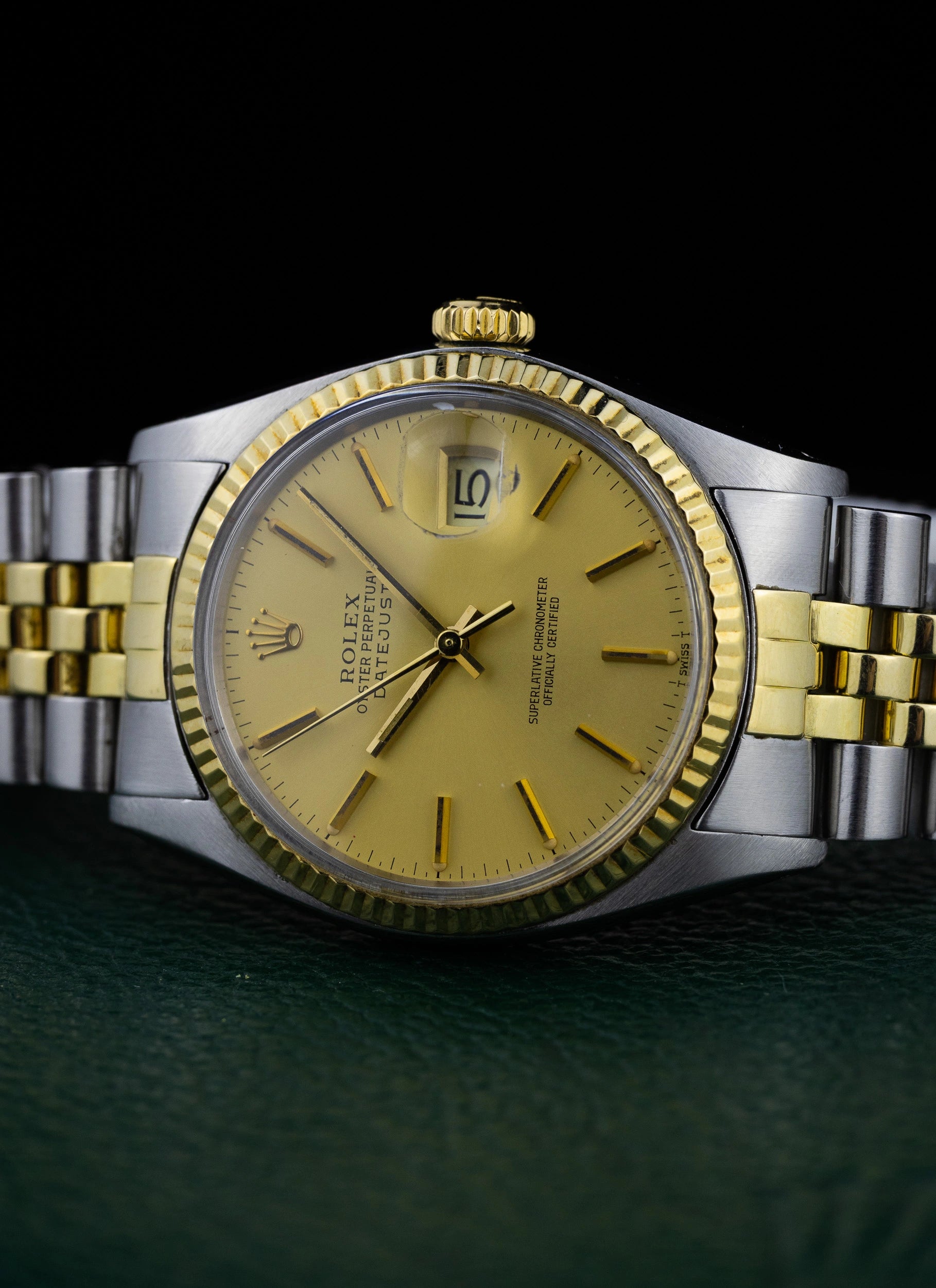1977 Rolex Datejust Champagne 16013 Box