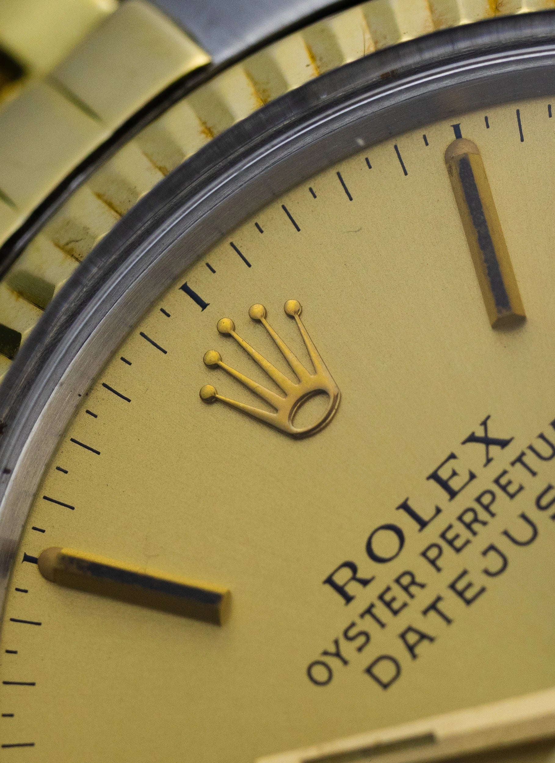 1977 Rolex Datejust Champagne 16013 Box