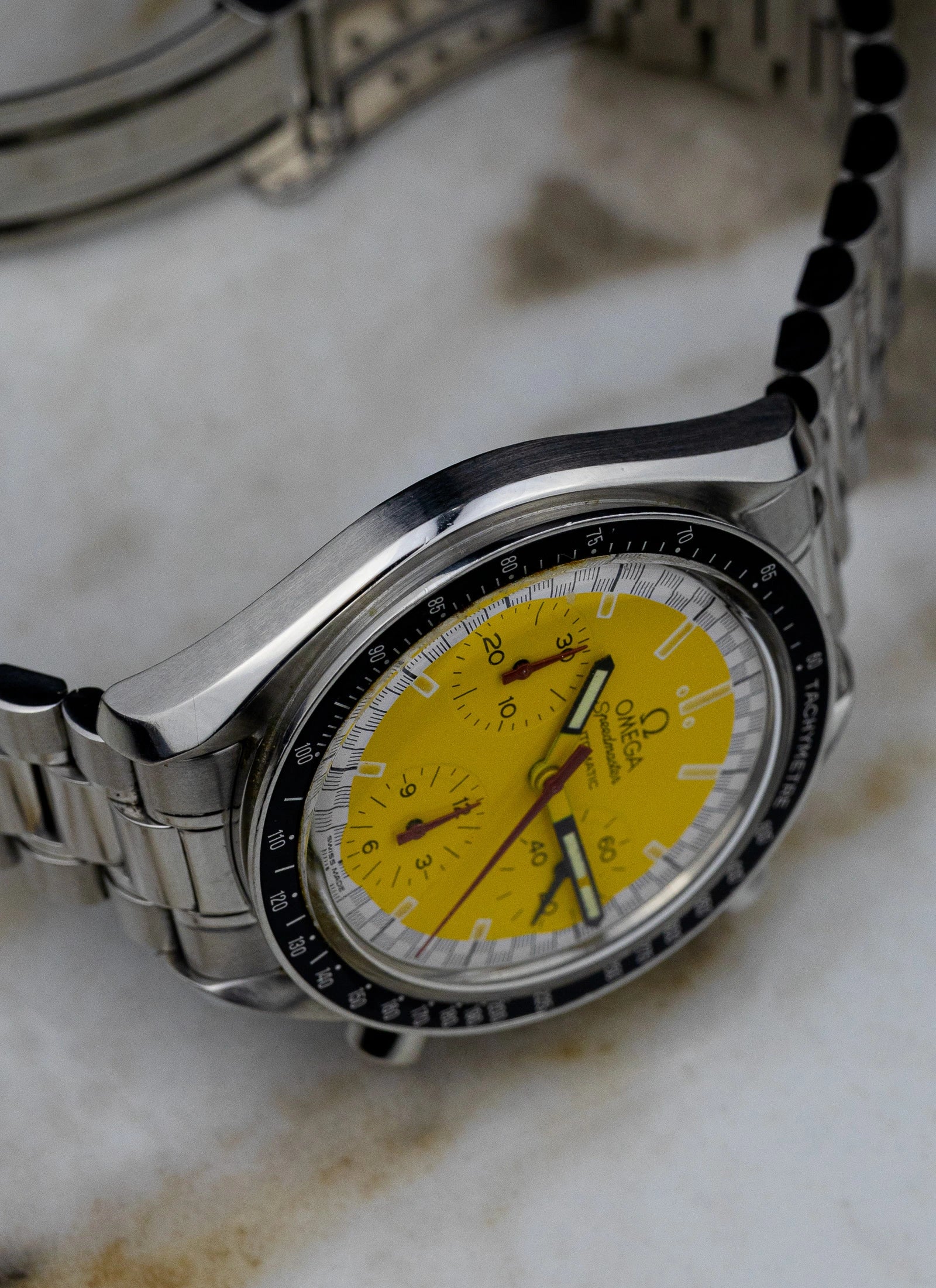 1995 Omega Speedmaster Schumacher 3510.12.00 Full Set