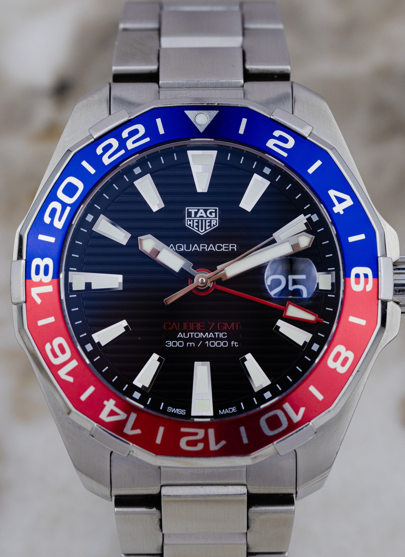 2018 Tag Heuer Aquaracer GMT 300M WAY201F.BA0927