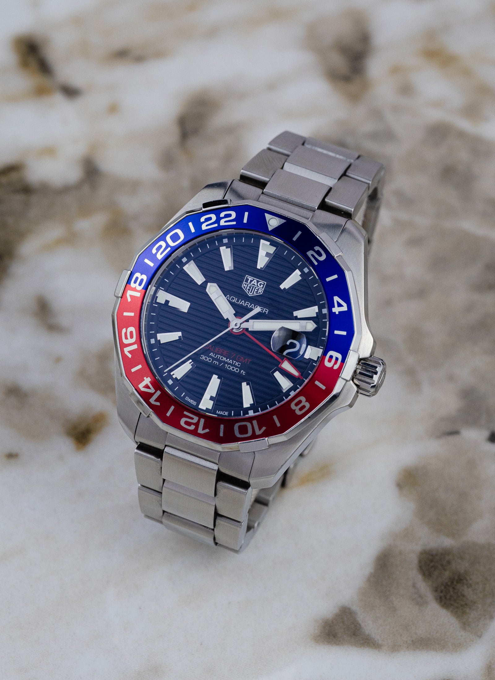 2018 Tag Heuer Aquaracer GMT 300M WAY201F.BA0927