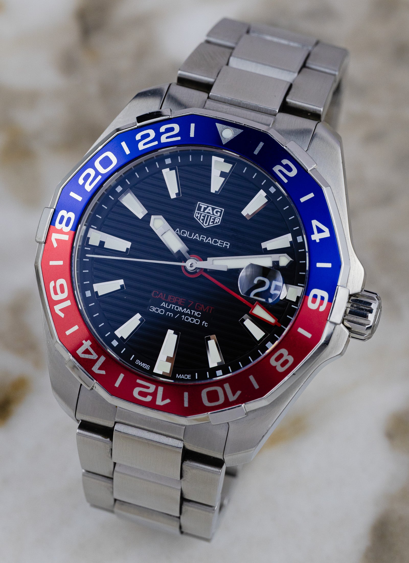 2018 Tag Heuer Aquaracer GMT 300M WAY201F.BA0927