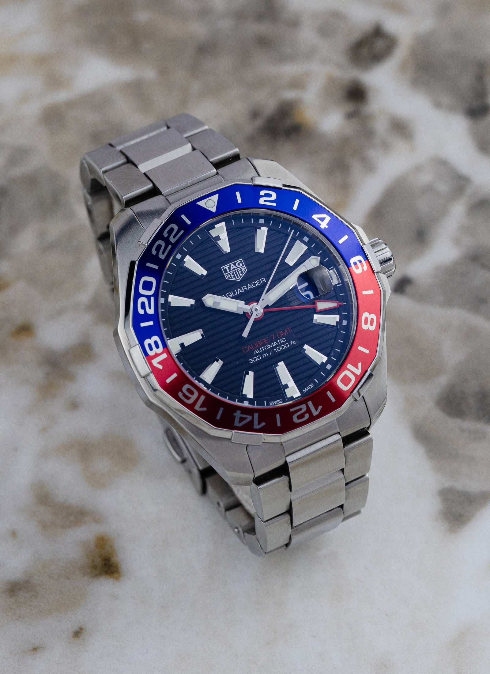 2018 Tag Heuer Aquaracer GMT 300M WAY201F.BA0927