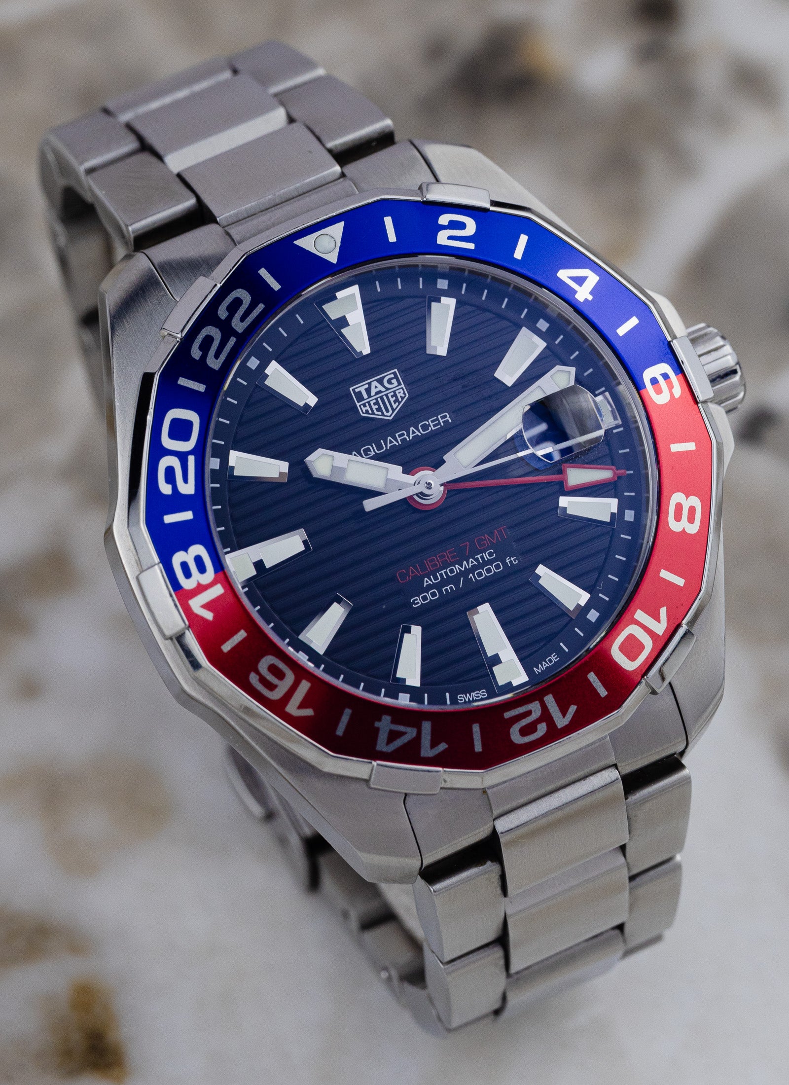 2018 Tag Heuer Aquaracer GMT 300M WAY201F.BA0927