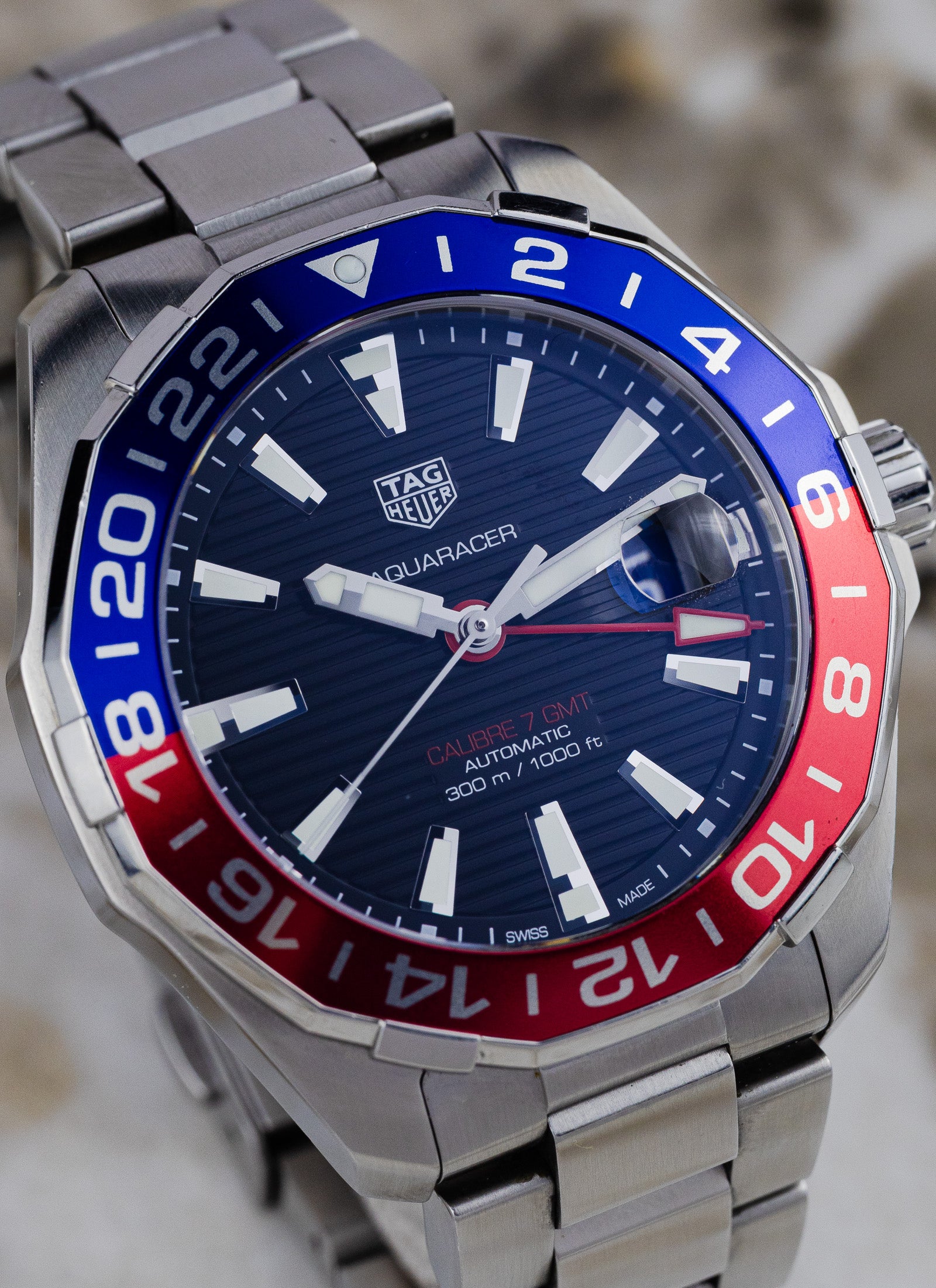 2018 Tag Heuer Aquaracer GMT 300M WAY201F.BA0927