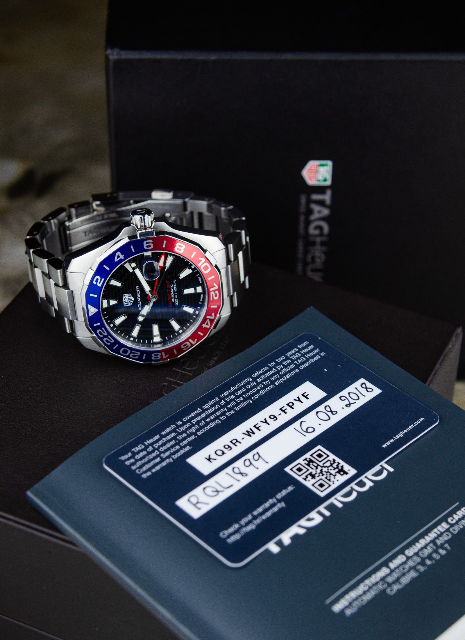 2018 Tag Heuer Aquaracer GMT 300M WAY201F.BA0927