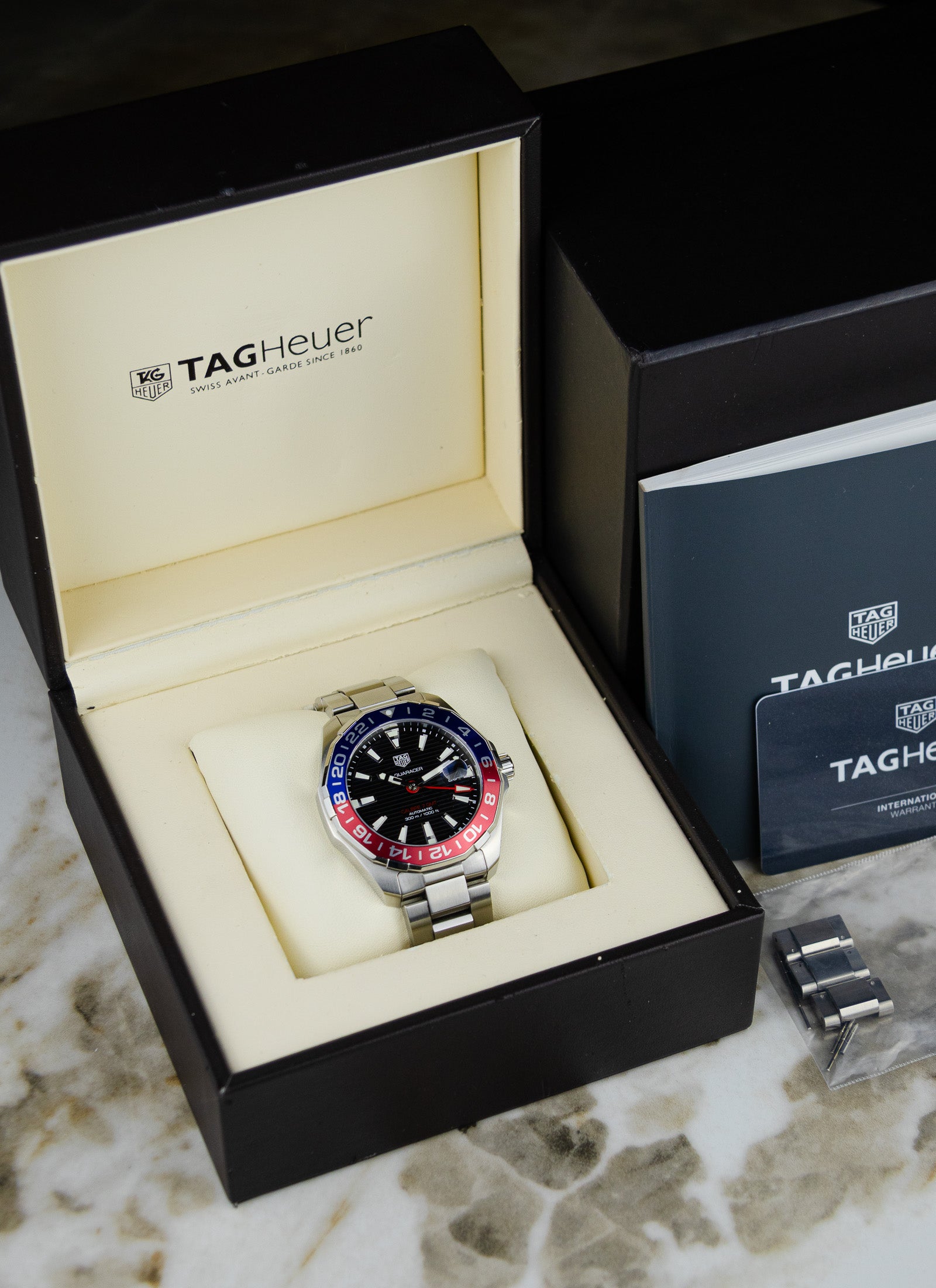 2018 Tag Heuer Aquaracer GMT 300M WAY201F.BA0927