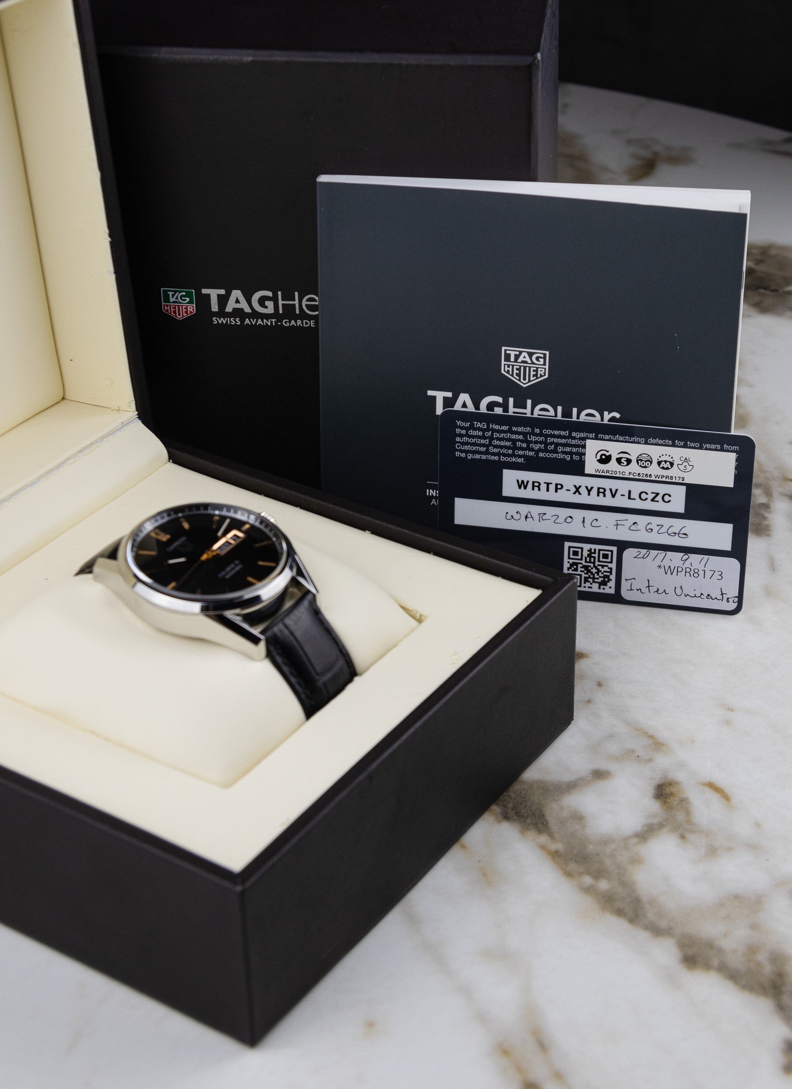 2017 Tag Heuer Carrera Fullset WAR201.BA0723