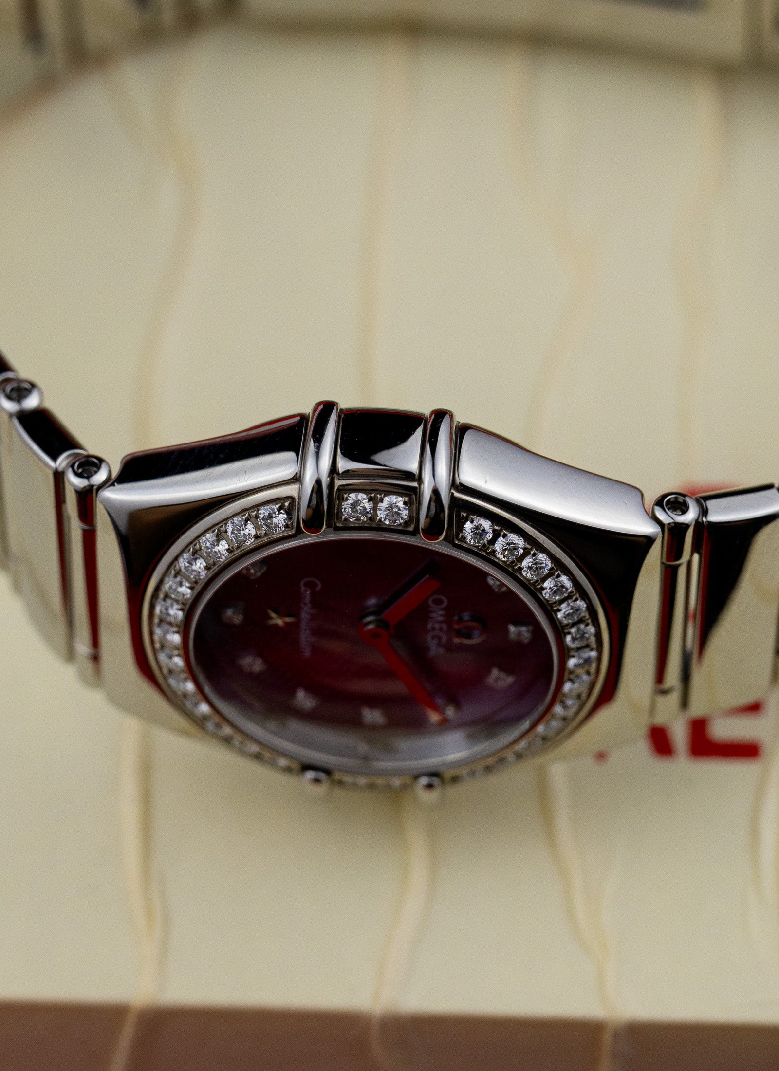 1998 Lady Omega Constellation My Choice Tahitian MOP Diamonds 1457.78.00 Box