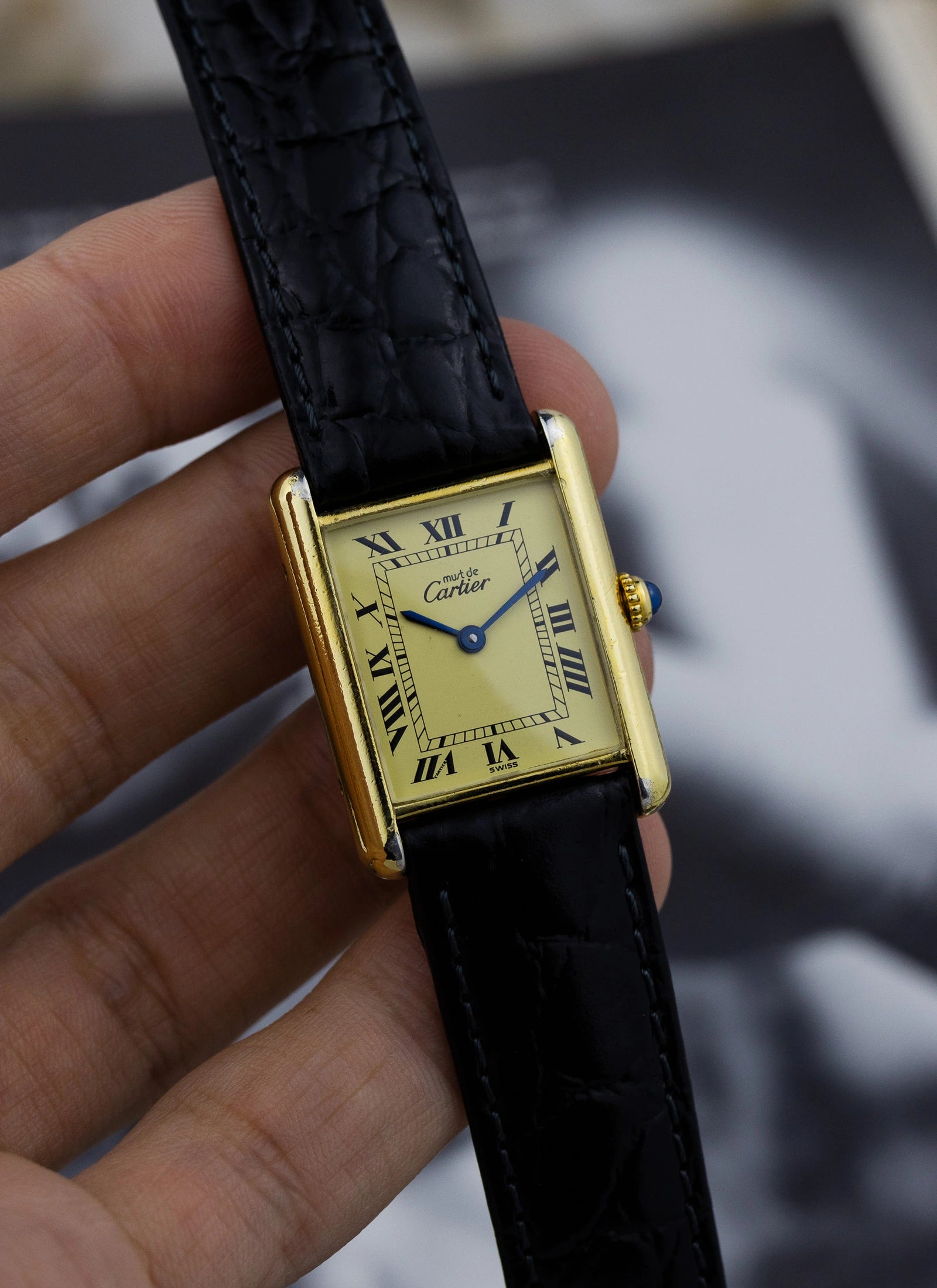 1990s Cartier Must Tank Ivory 590005