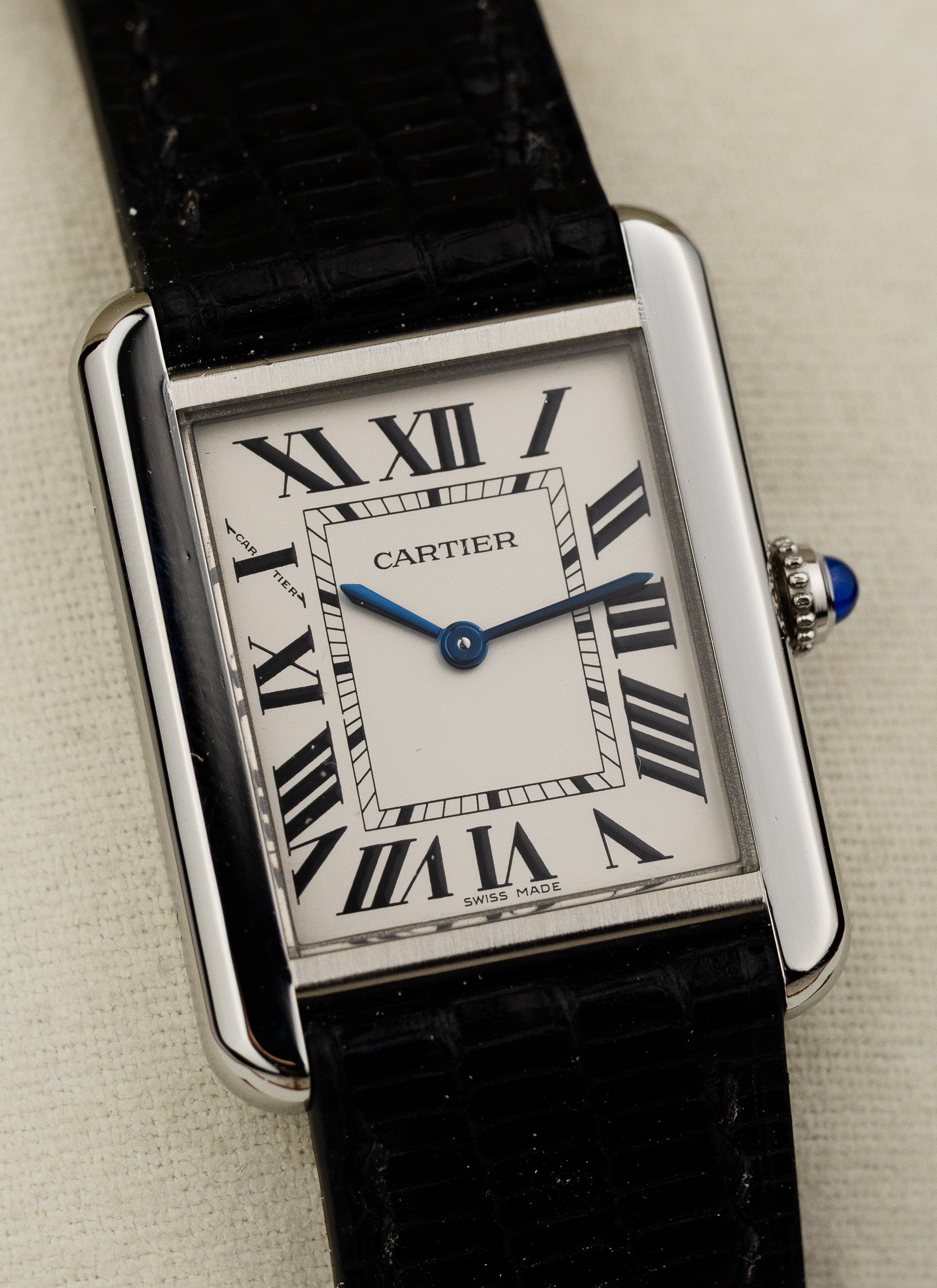 2010s Cartier Tank Solo W5200005 Full Set