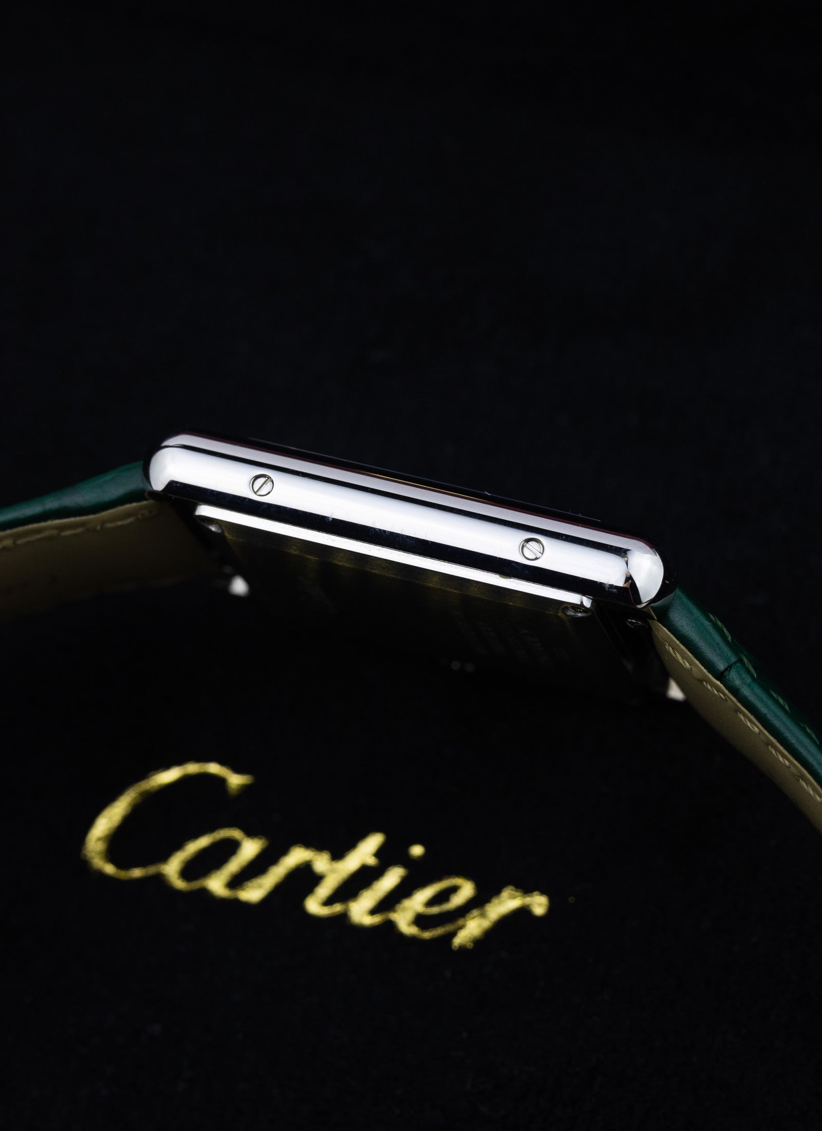 2025 Cartier Tank Green Dial WSTA0056 Full Set