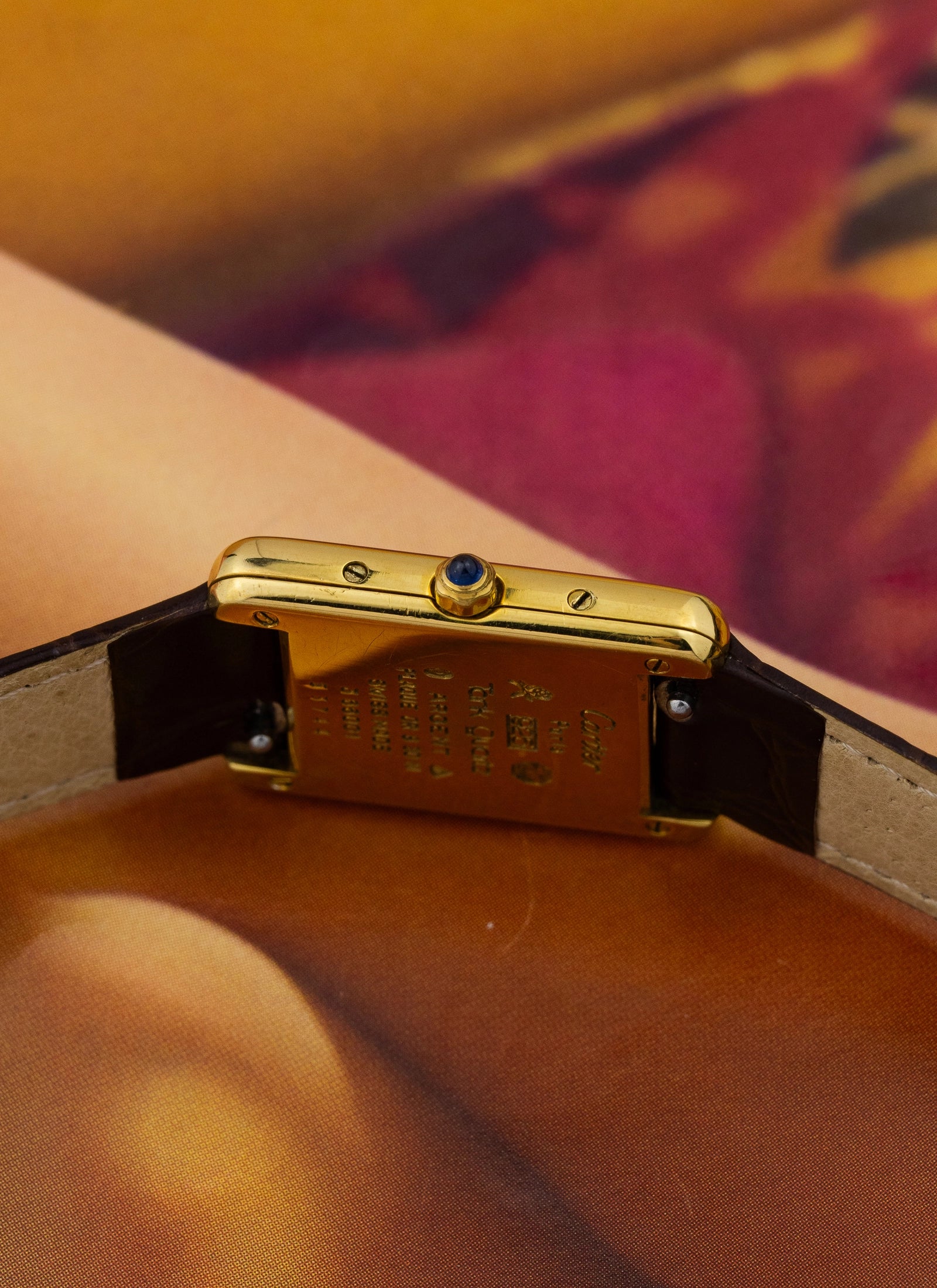 1990s Lady Cartier Must Tank Ivory Quartz