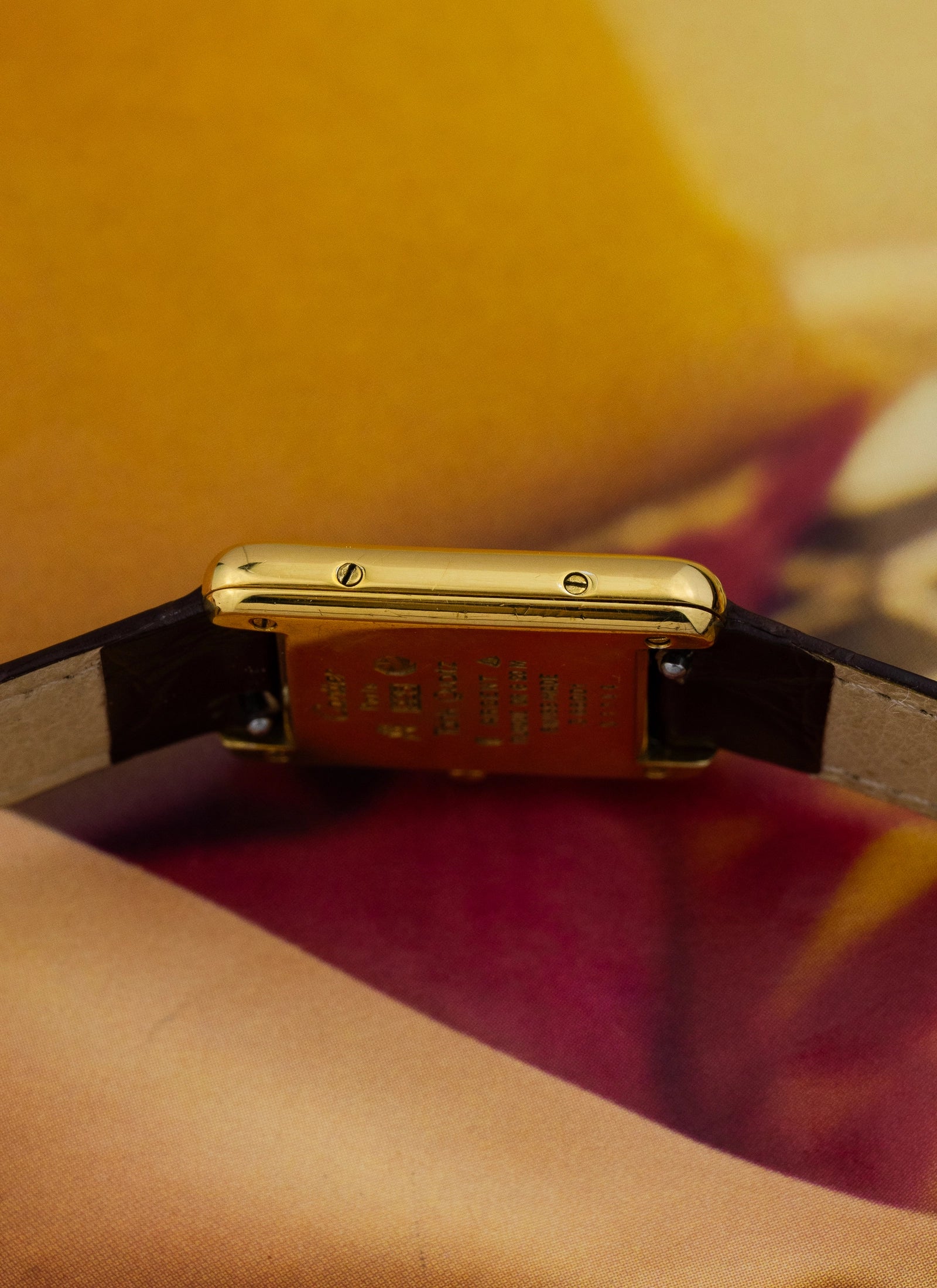 1990s Lady Cartier Must Tank Ivory Quartz