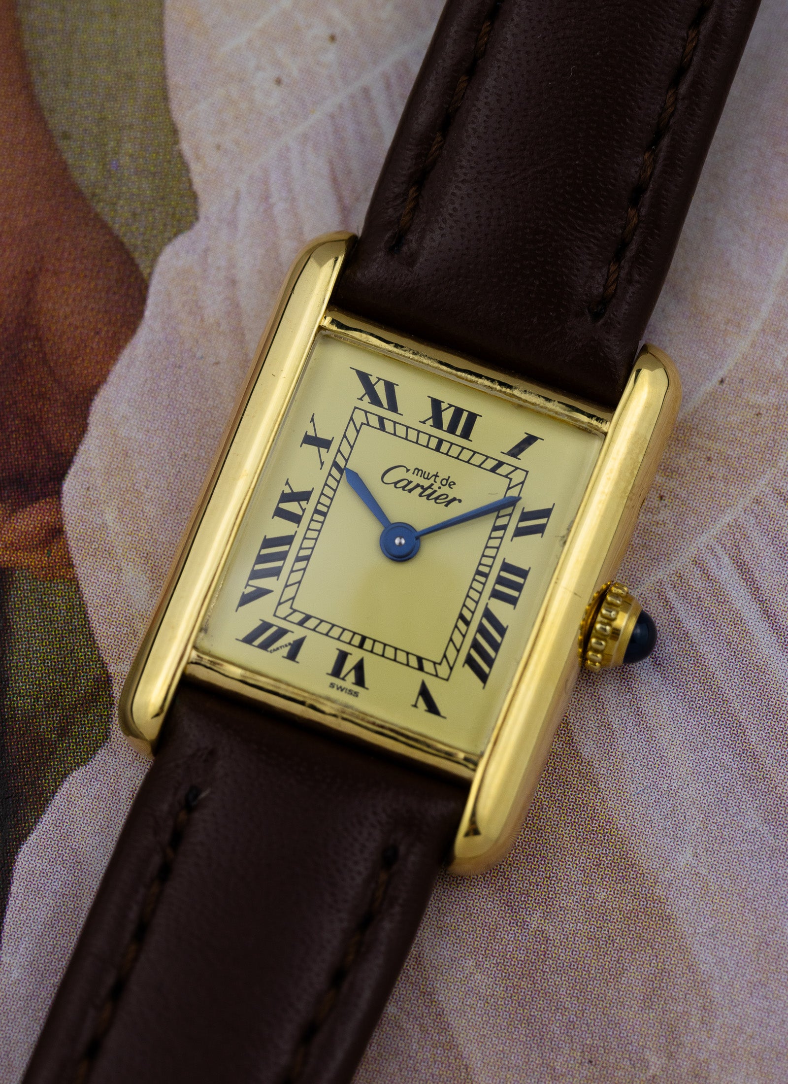 1990s Lady Cartier Must Tank Ivory 5057001 Quartz