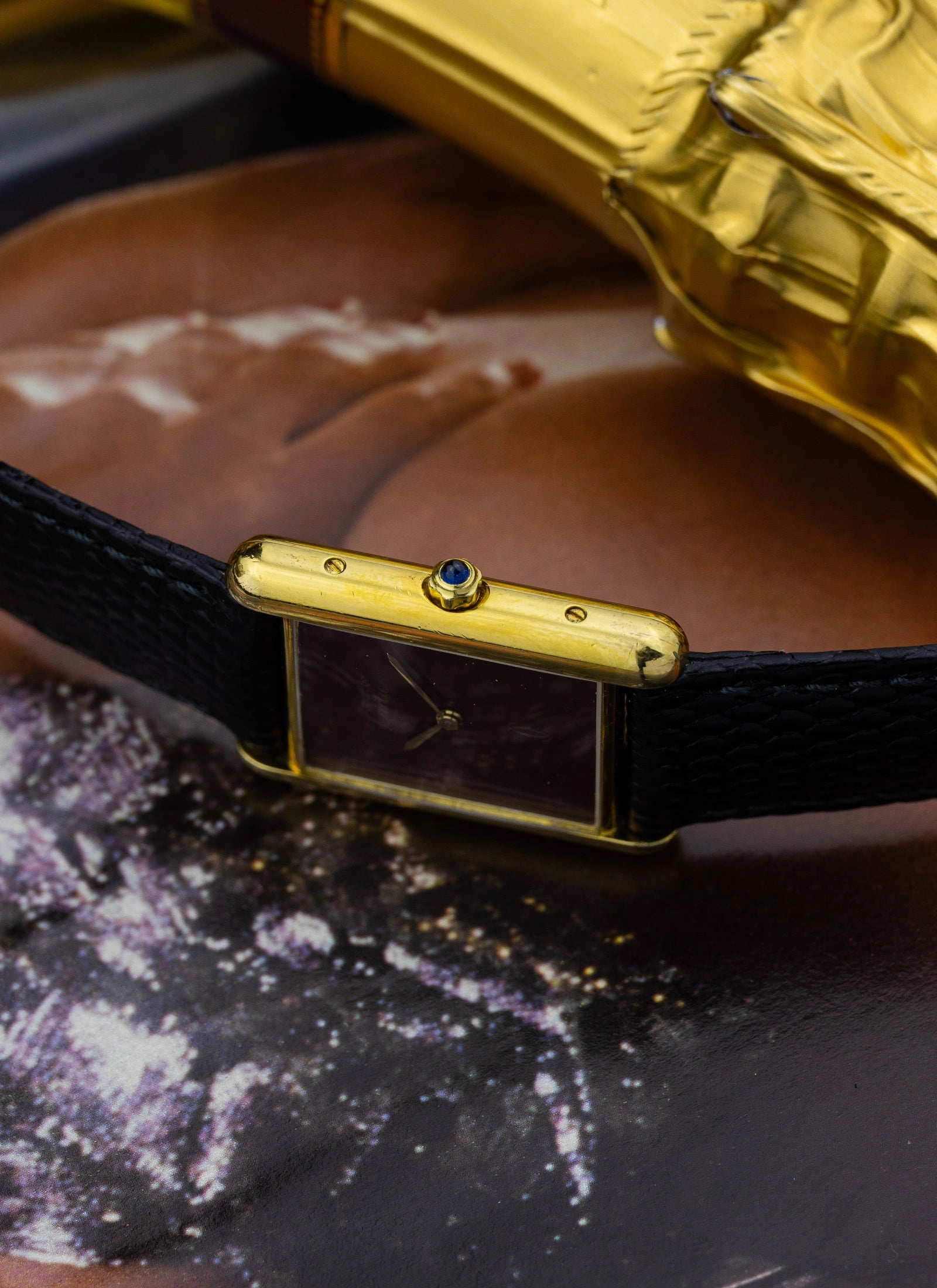 1980s Cartier Tank Must Burgundy 6 81006