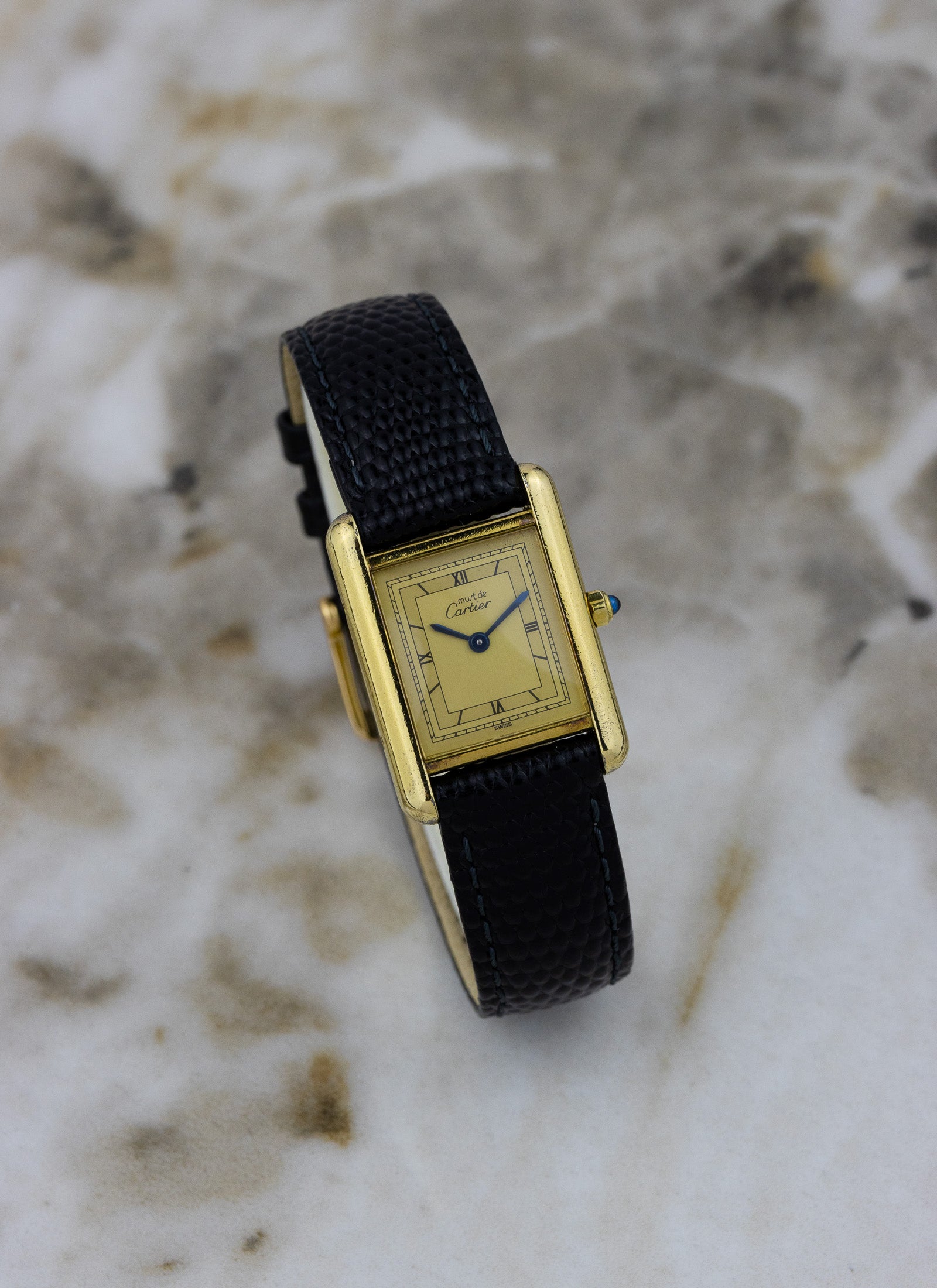 1987 Cartier Tank Must Art Deco Dial 3 66001 Full Set