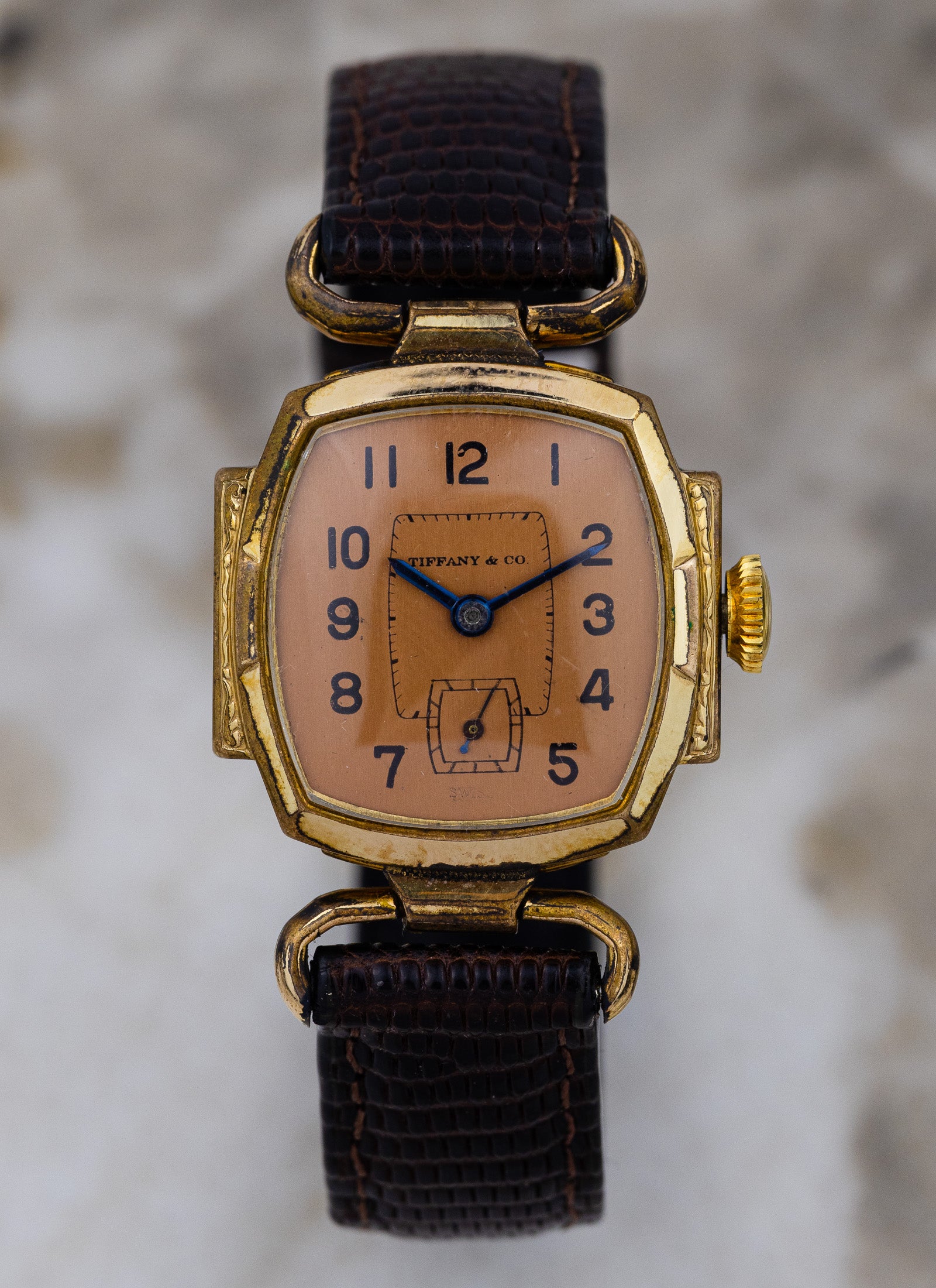1940s Tiffany by Brunen Salmon Dial