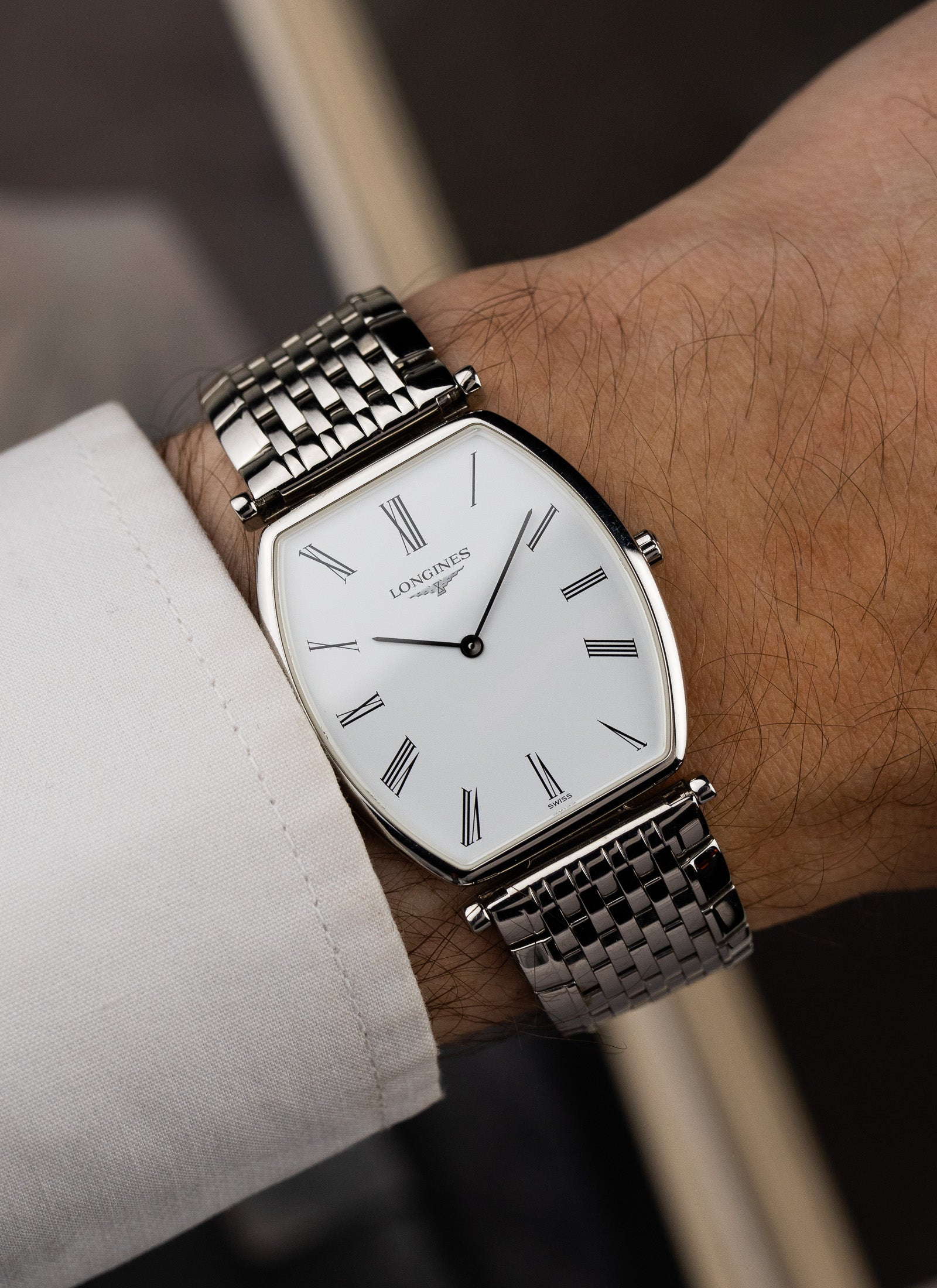 2010s Longines La Grande Classique Tonneau L4.705.4