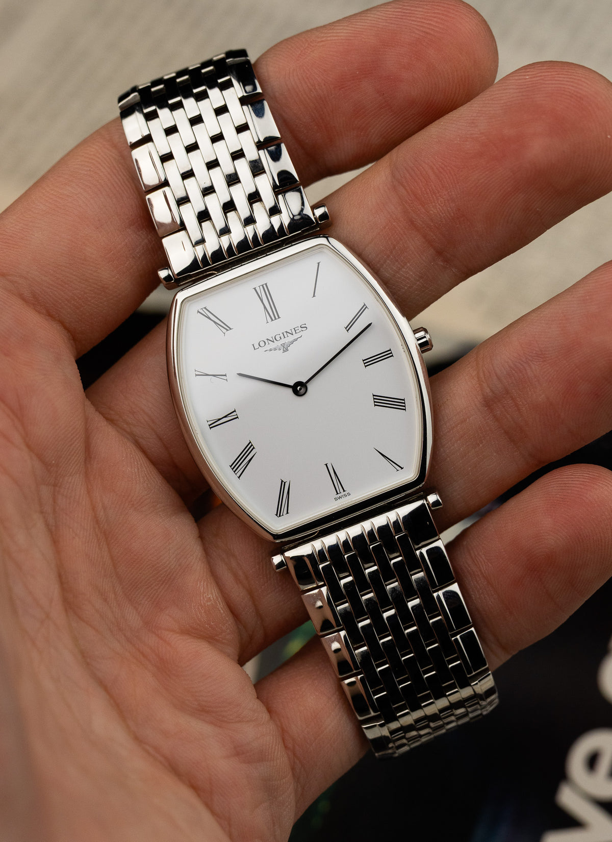 2010s Longines La Grande Classique Tonneau L4.705.4