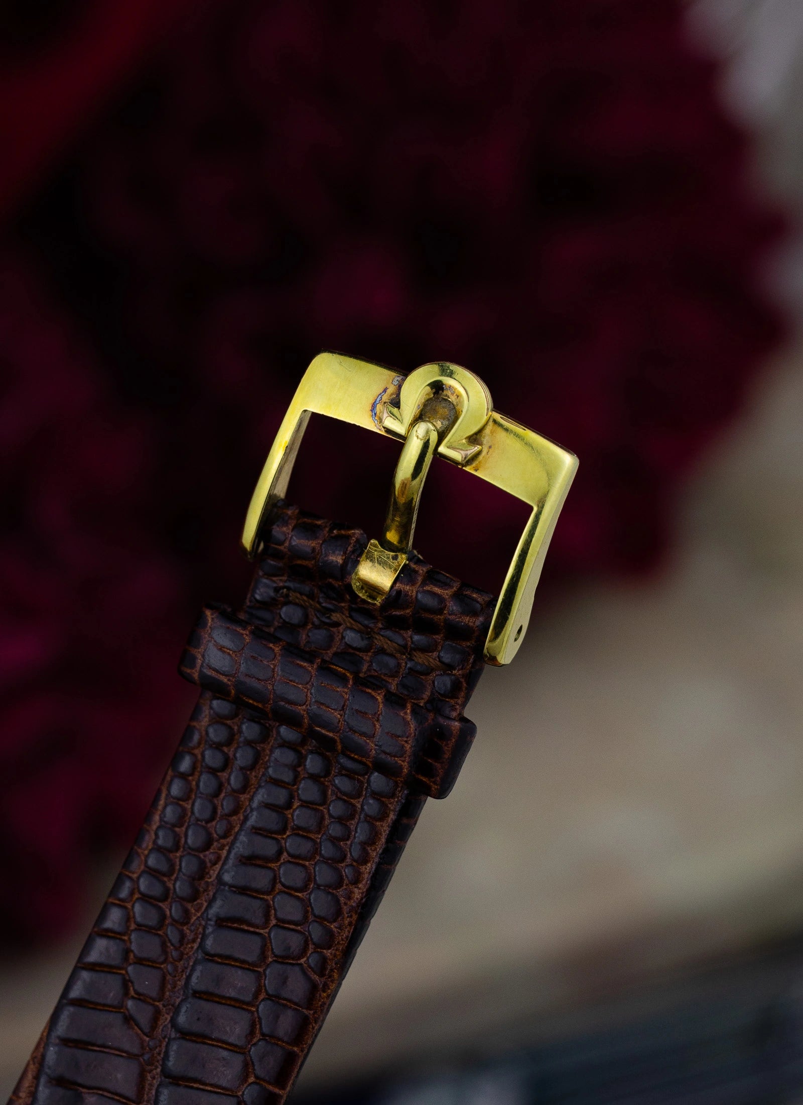 1952 14K Omega Tresor Sub Second Honeycomb 2684 cal. 266 Serviced