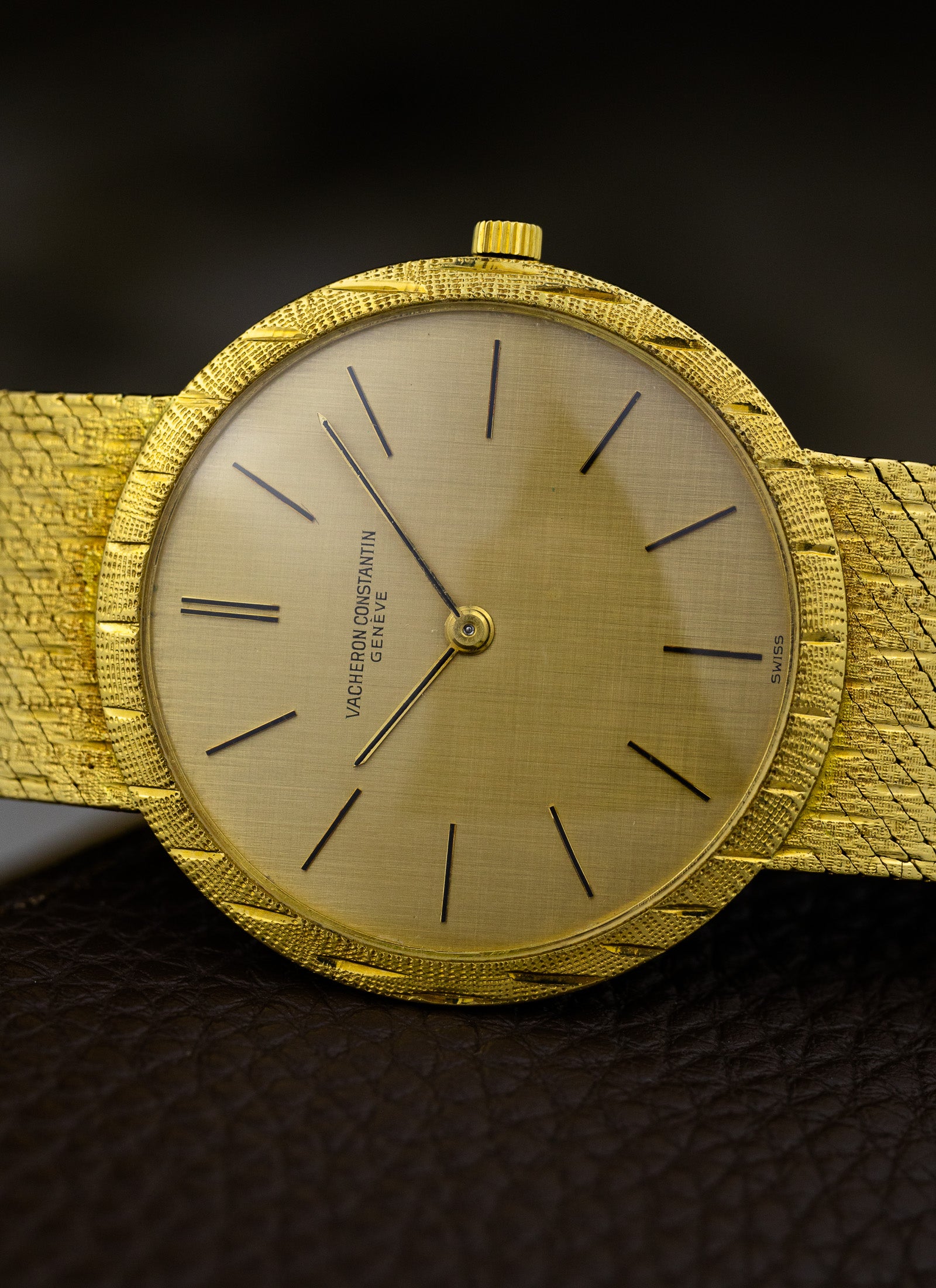 18K Vacheron Constantin Patrimony Linen Dial 6352