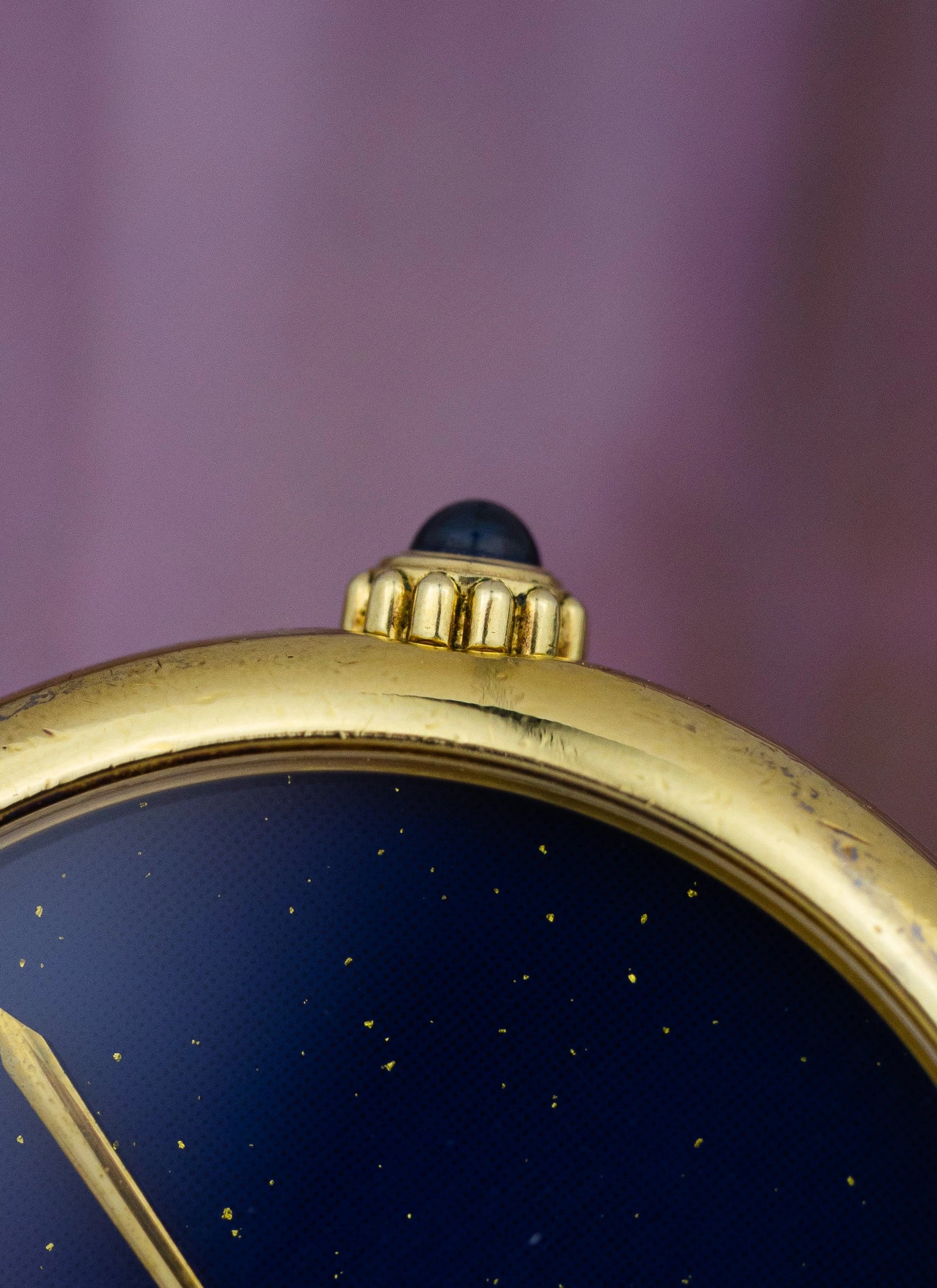 1990s Cartier Vendome Lapis Dial 590004