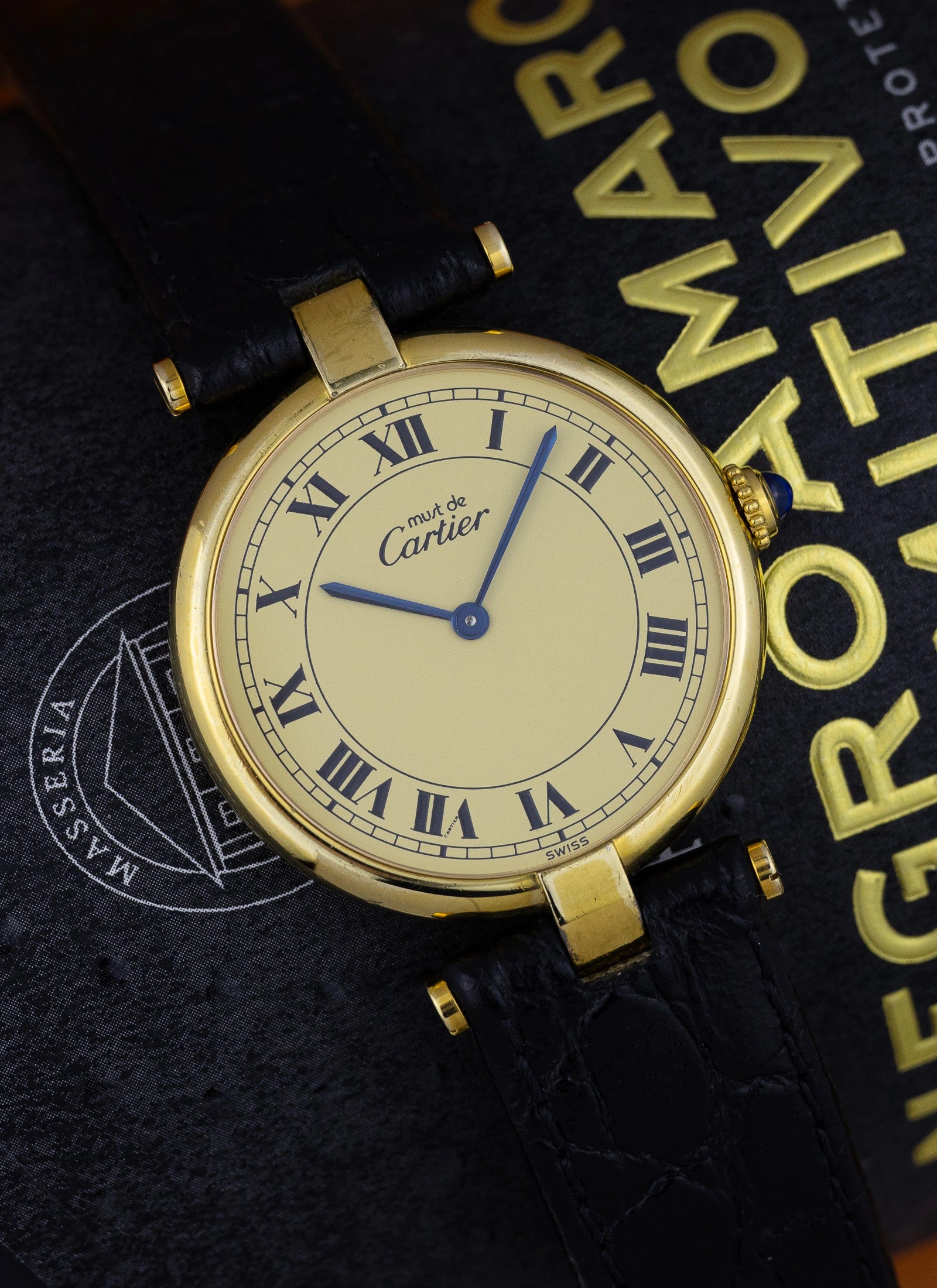 1990s Cartier Vendome Must Roman Dial