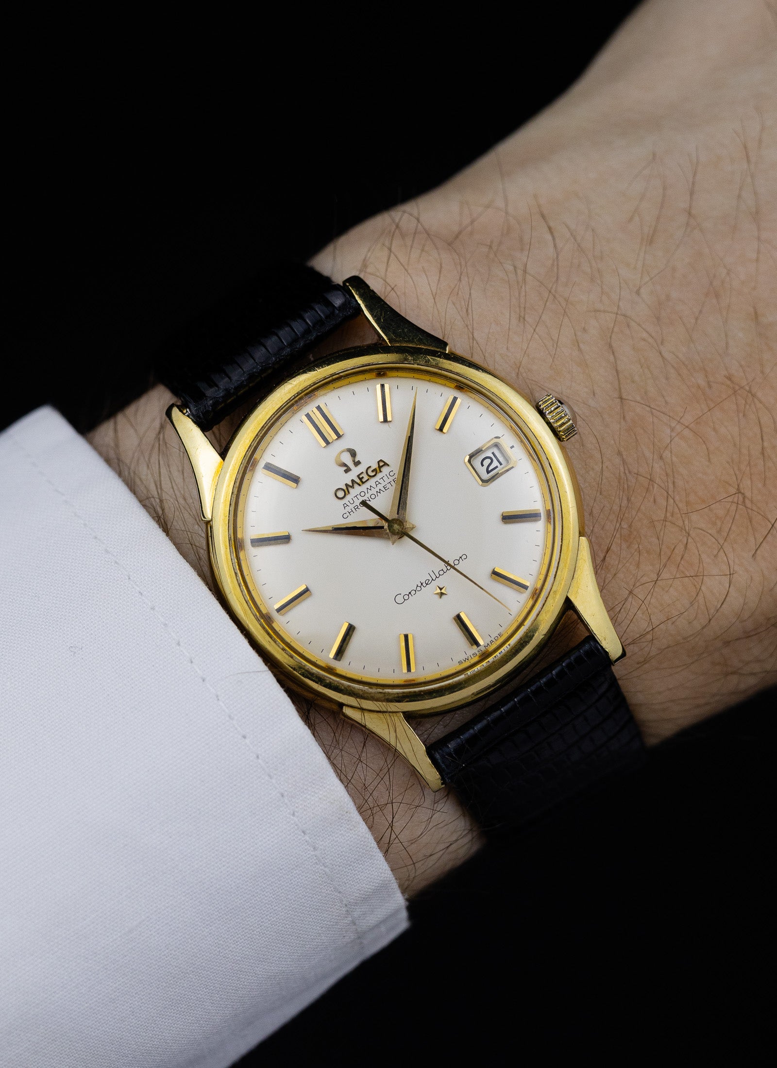 1959 14K Omega Constellation Date 14393 cal. 561 Serviced