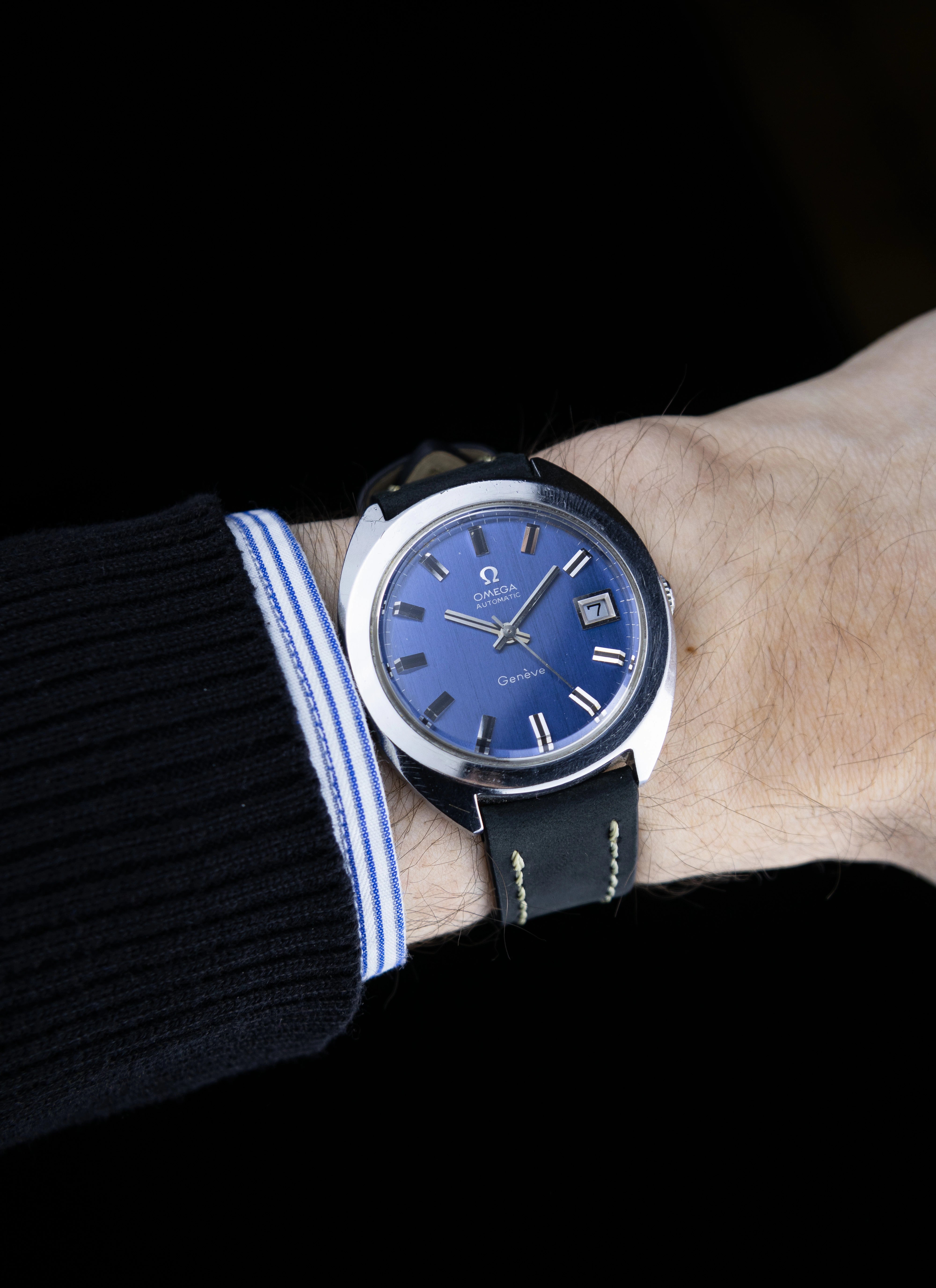 1970 Omega Geneve Navy Japan Only 166.721 cal. 565