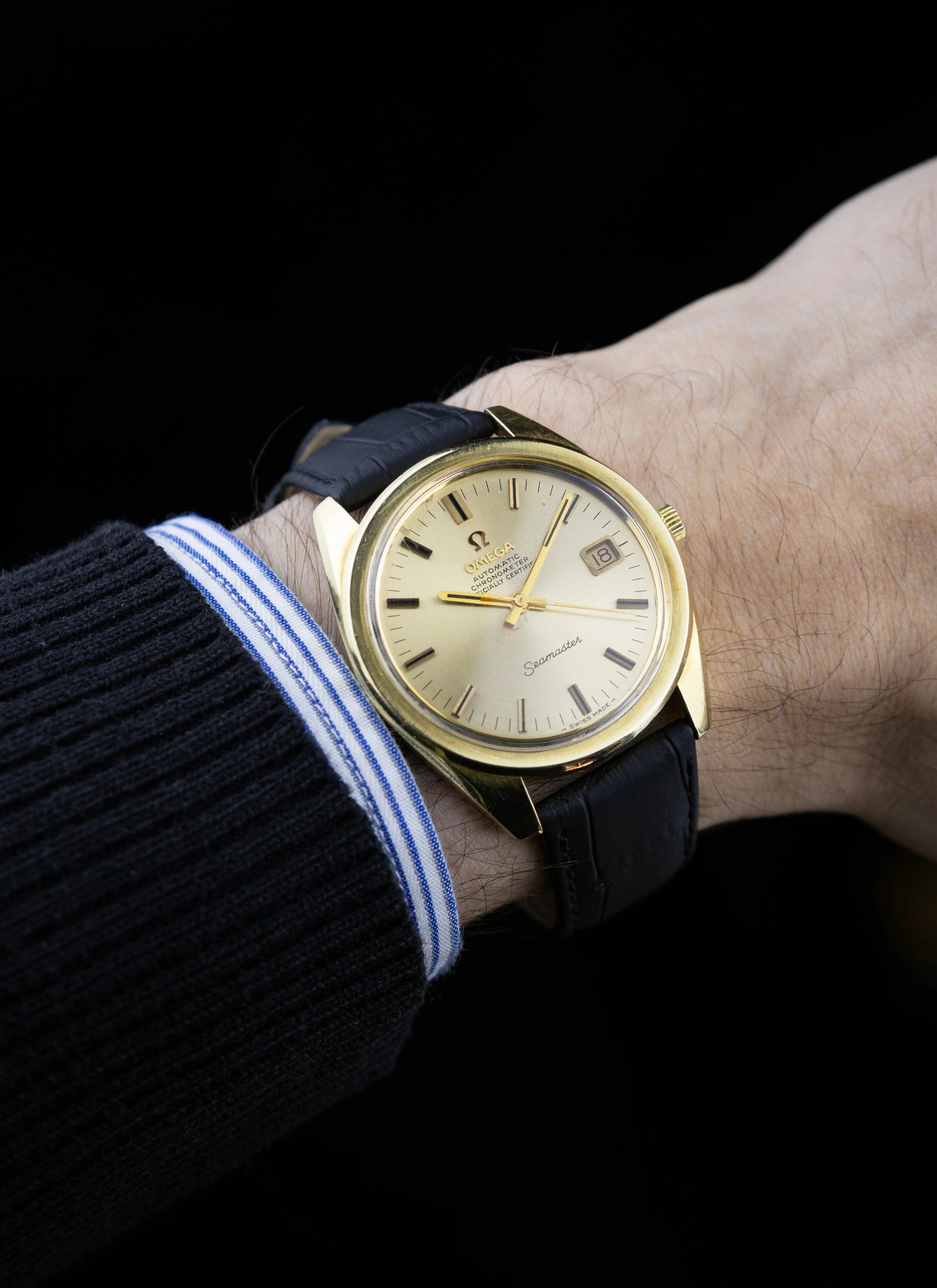 1967 Omega Seamaster Chronometer Goldcap 168.022 cal. 564