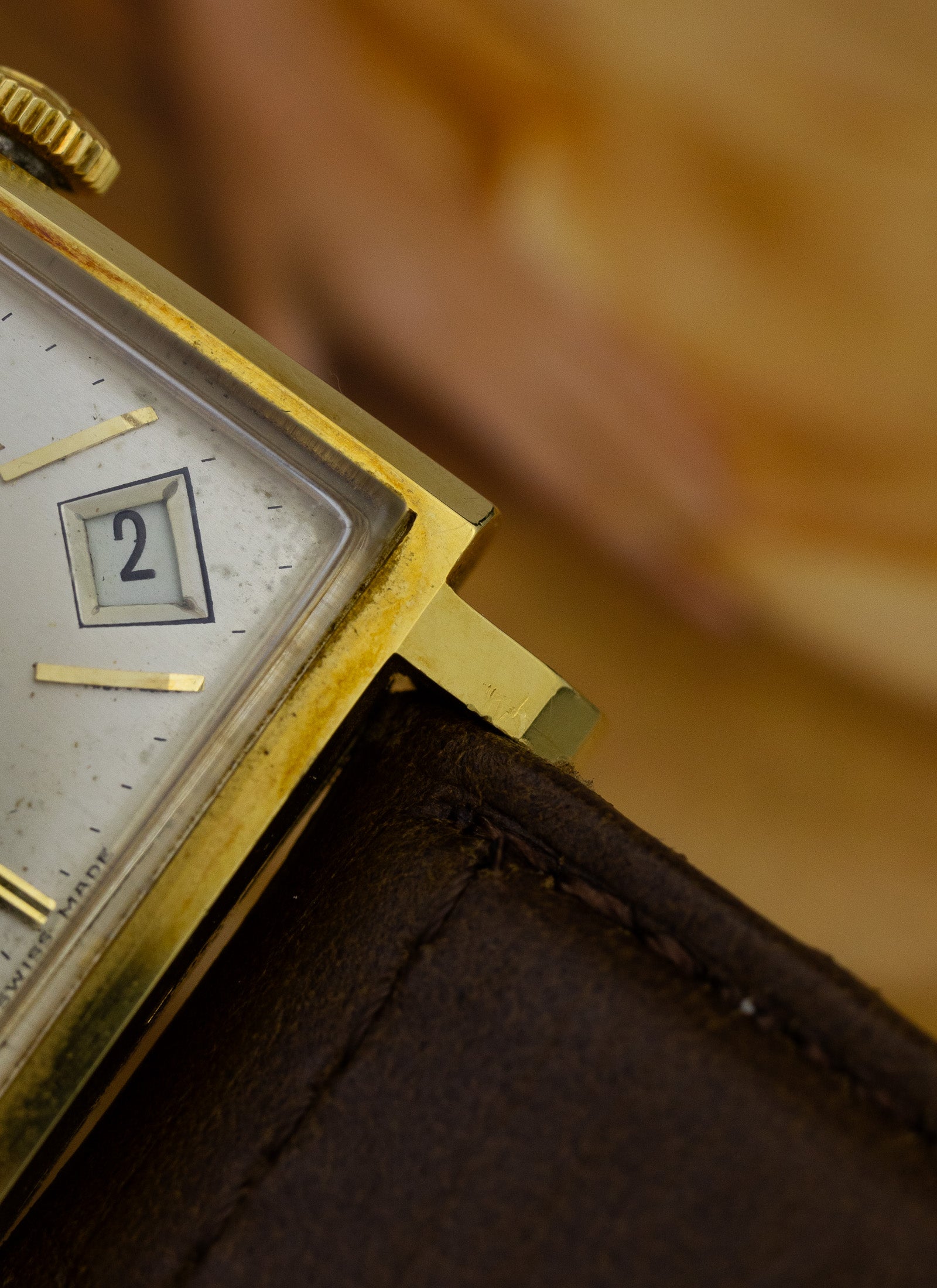 1970s 18K Zenith Automatic Square cal. 2542