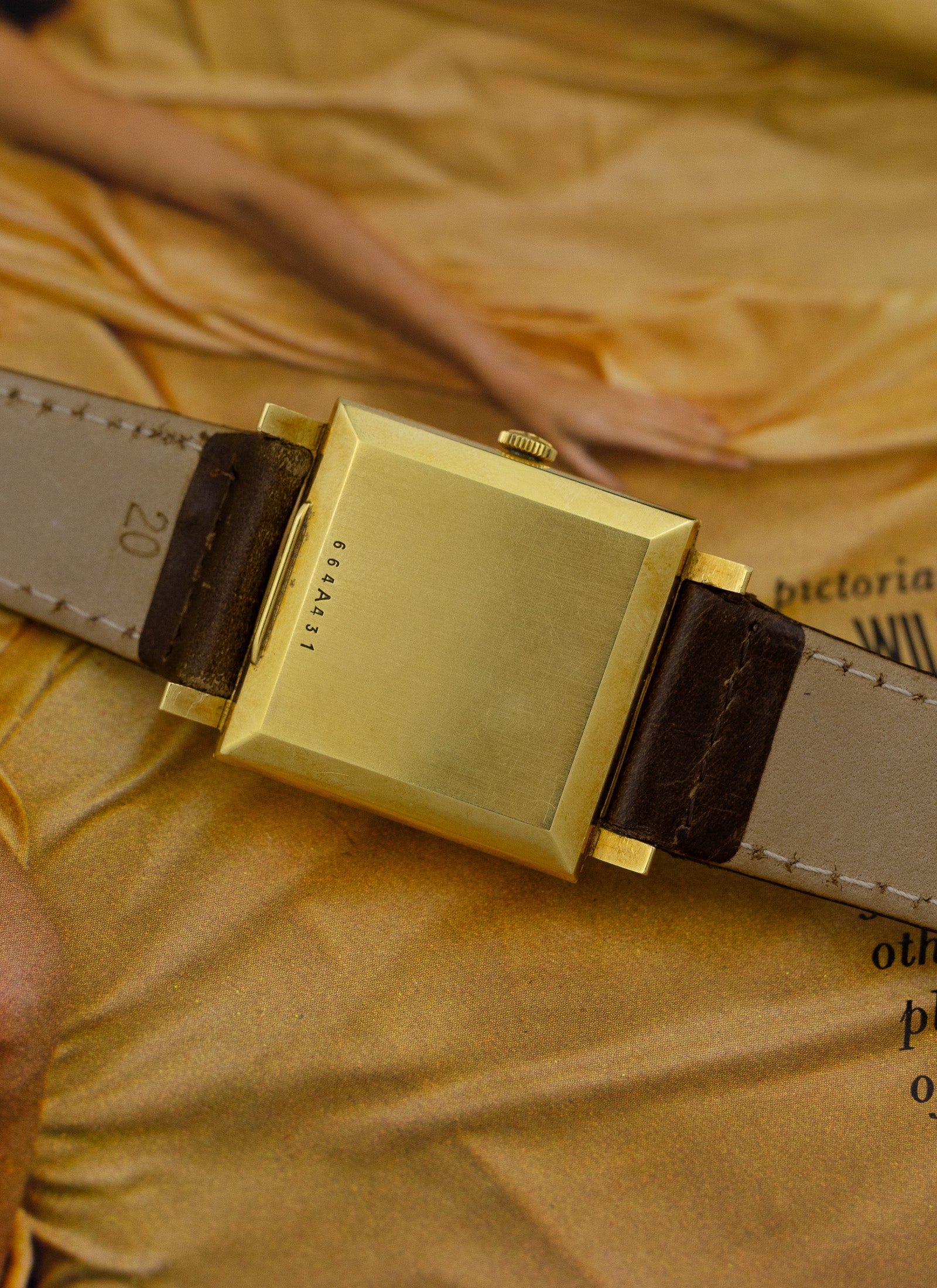 1970s 18K Zenith Automatic Square cal. 2542
